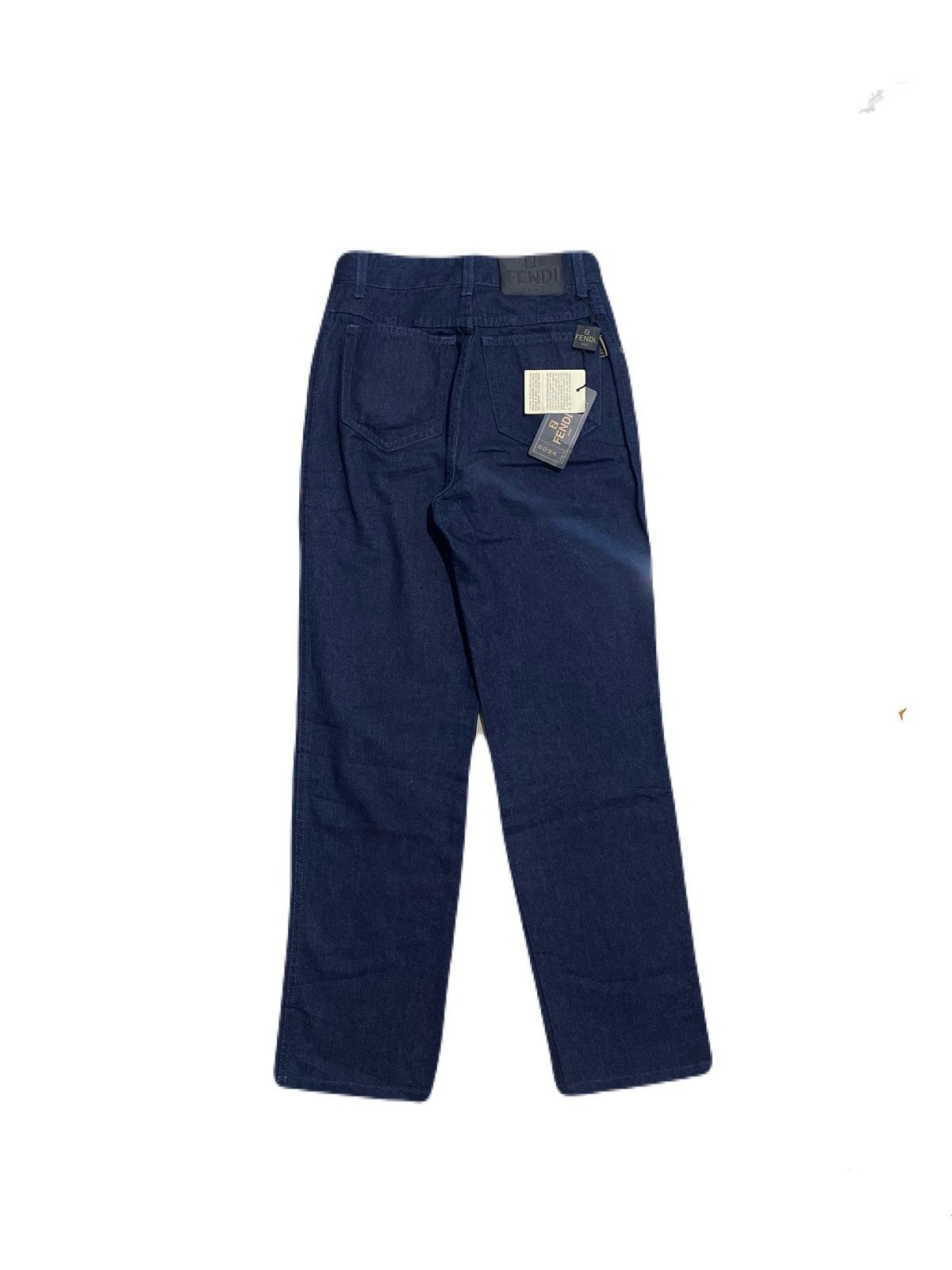 Fendi Vintage Fendi Jeans Dark Indigo Denim BNWT 90s FENDI Size 27" / US 4 / IT 40 - 3 Thumbnail