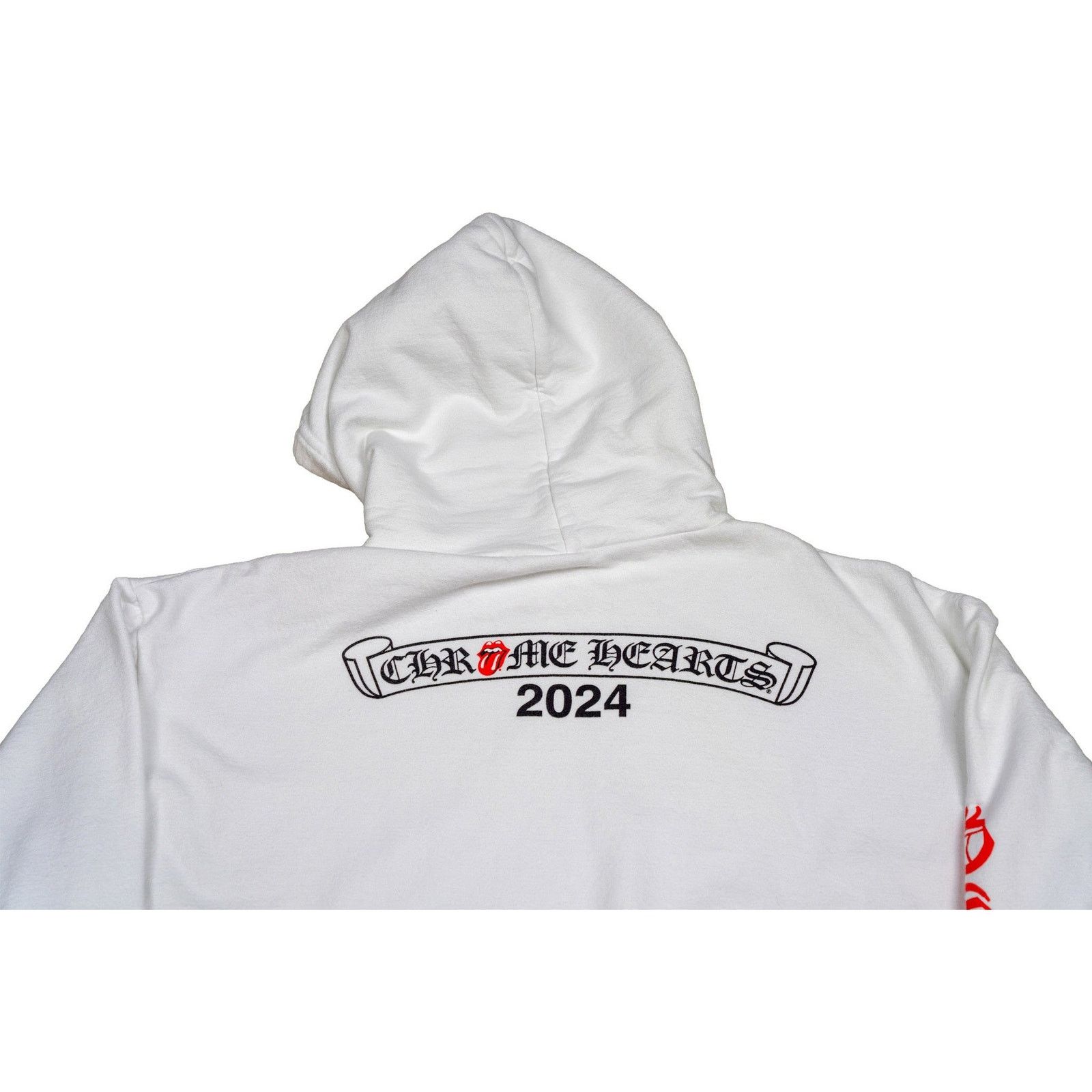 Chrome Hearts Rolling Stones 2024 Scroll Logo Hoodie Size US XXL / EU 58 / 5 - 7 Thumbnail