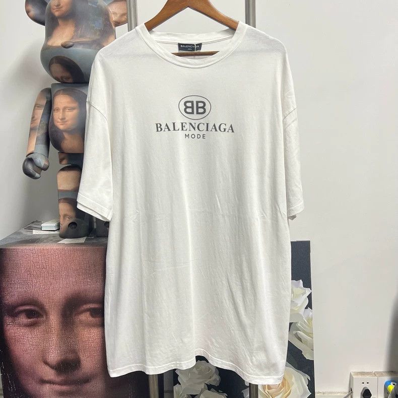 Balenciaga Balenciaga Double B Short Sleeve Tee Size US M / EU 48-50 / 2 - 1 Thumbnail