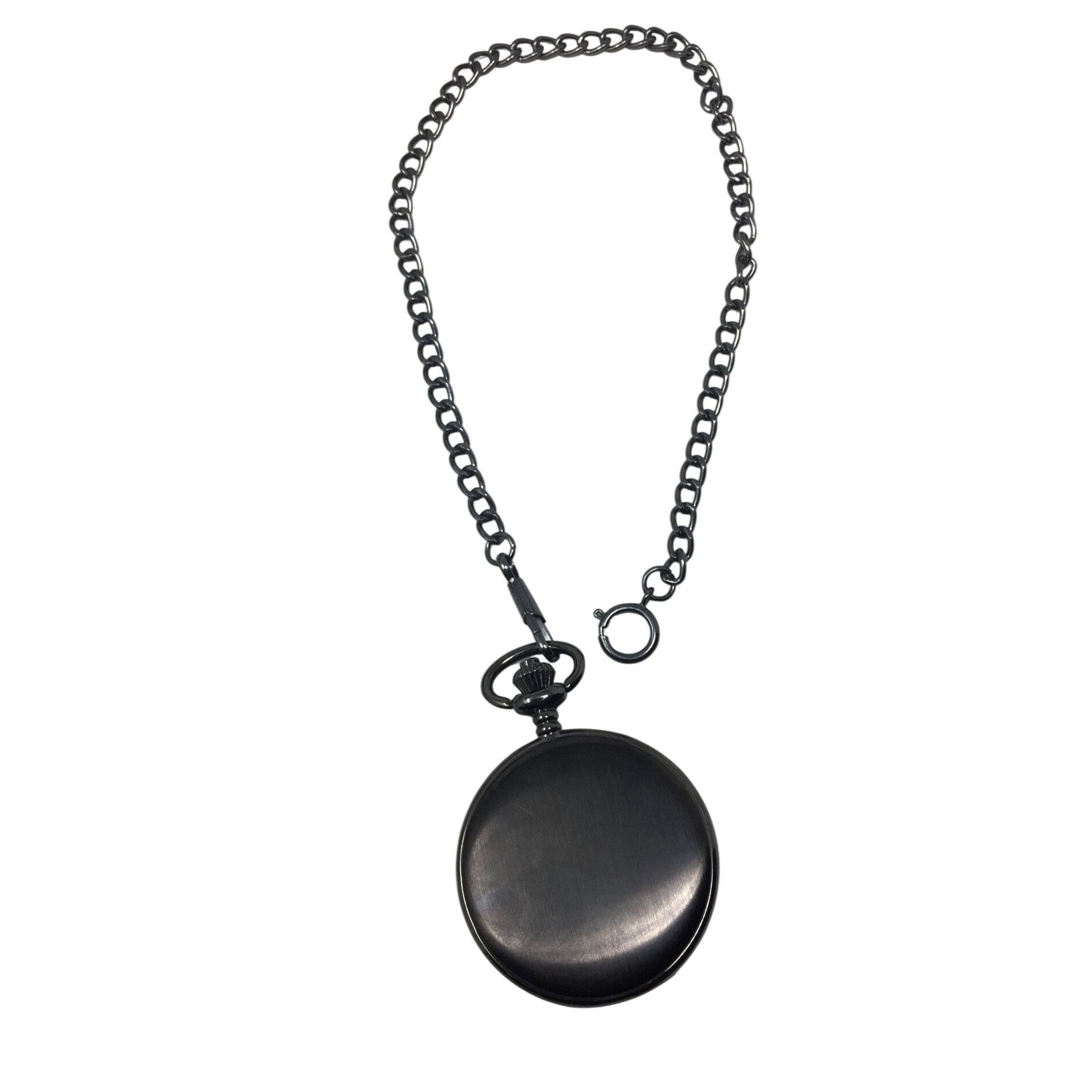 Other Men's James Michael (JM) Black/Silver Tone Pocket Watch Size ONE SIZE - 4 Thumbnail