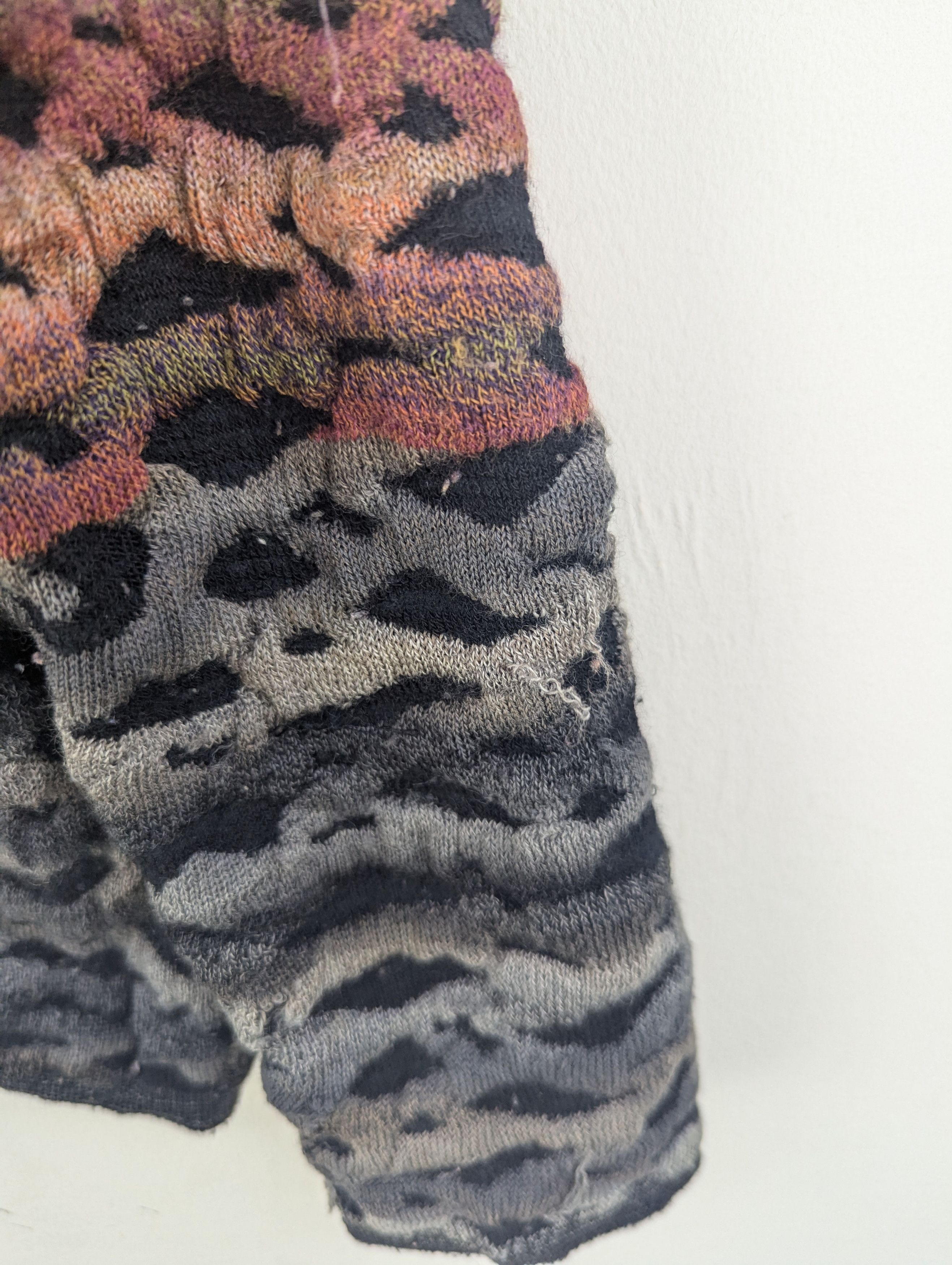 Aran Isles Knitwear × Japanese Brand × Vintage Vintage Knit Sweater Coogi Style Distressed Size S / US 4 / IT 40 - 6 Thumbnail