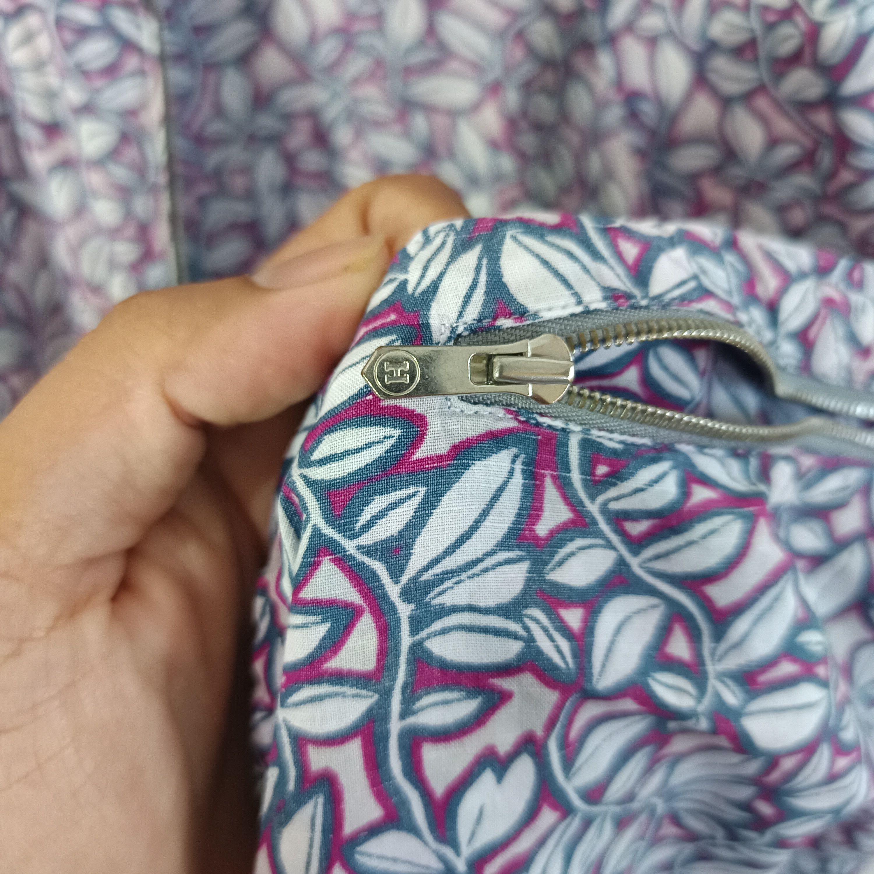 Hermes Vintage Hermes Leaf Pattern Jacket Size US L / EU 52-54 / 3 - 6 Thumbnail