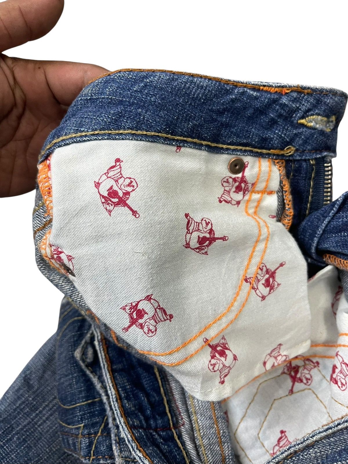True Religion Vintage True Religion Distressed Mini Skirt Streetwear Size 26" / US 2 / IT 38 - 12 Thumbnail