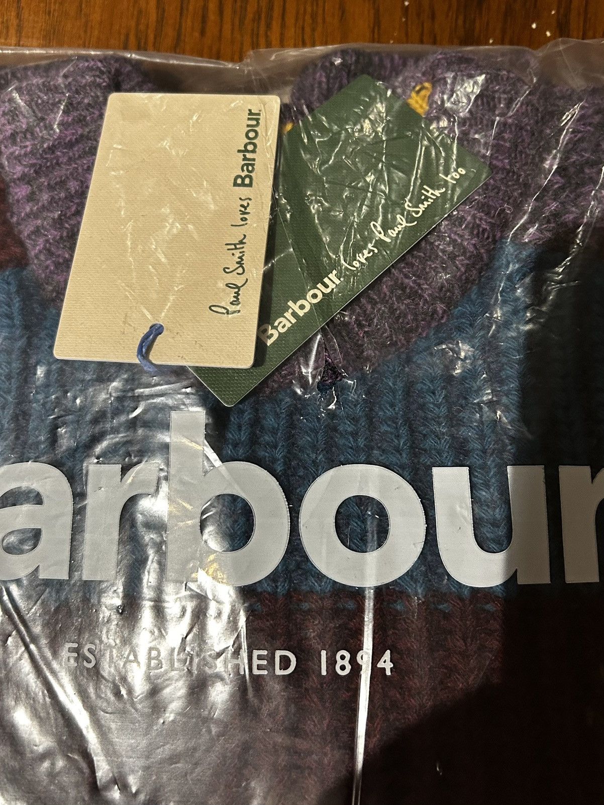 Barbour × Paul Smith Red Ear NWT Barbour x Paul Smith Striped Crew Neck Jumper SOLD OUT Size US S / EU 44-46 / 1 - 10 Thumbnail