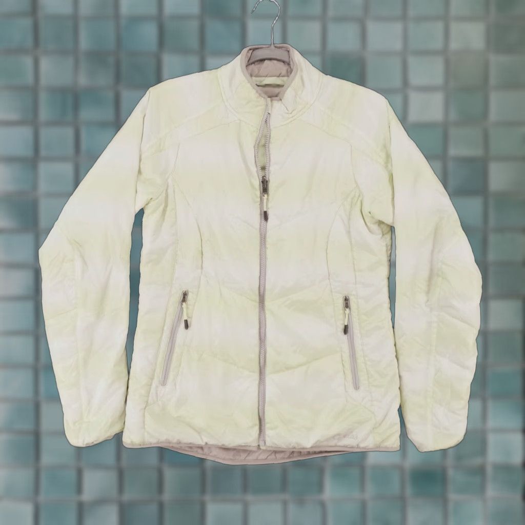 Vintage Cabela's Jacket Womens Medium Green White Primaloft Full Zip Lightweight Puffer Coat Size M / US 6-8 / IT 42-44 - 1 Thumbnail