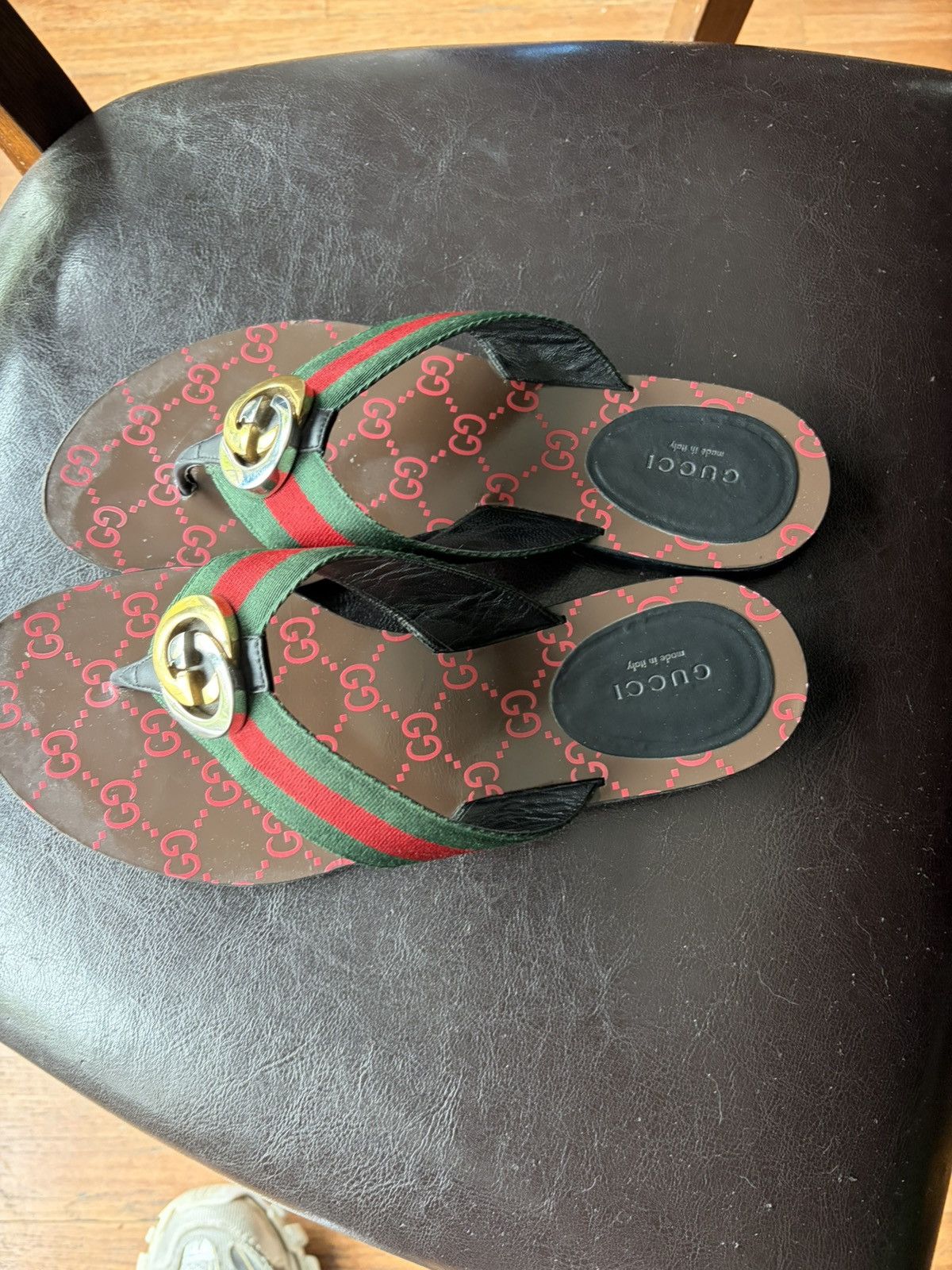 Gucci Gucci thong sandals Size US 10 / IT 40 - 5 Thumbnail