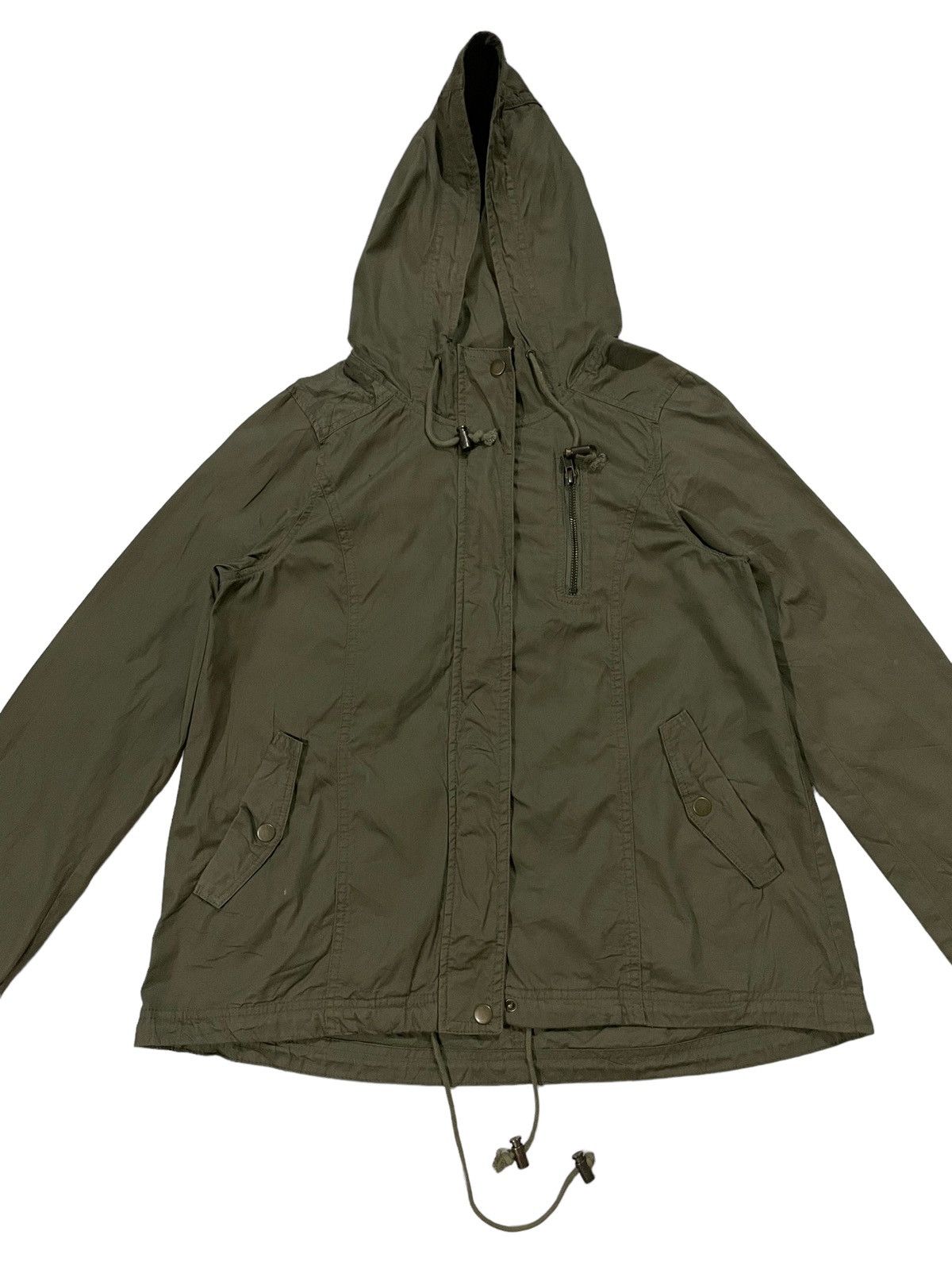 Japanese Brand Vintage COLZA Zipped Hooded Parka Punk Jacket Size US M / EU 48-50 / 2 - 1 Thumbnail