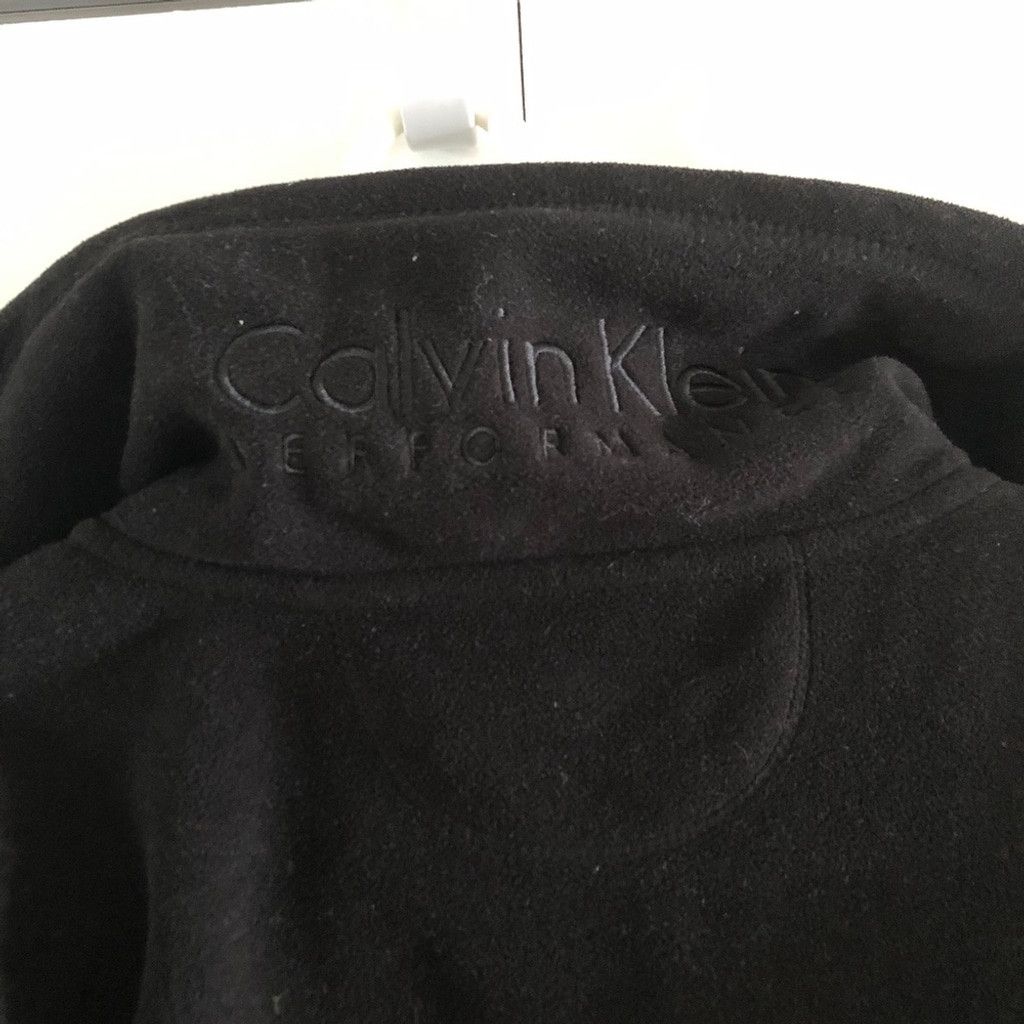 Calvin Klein Black fleece jacket by Calvin Klein medium Size M / US 6-8 / IT 42-44 - 6 Thumbnail
