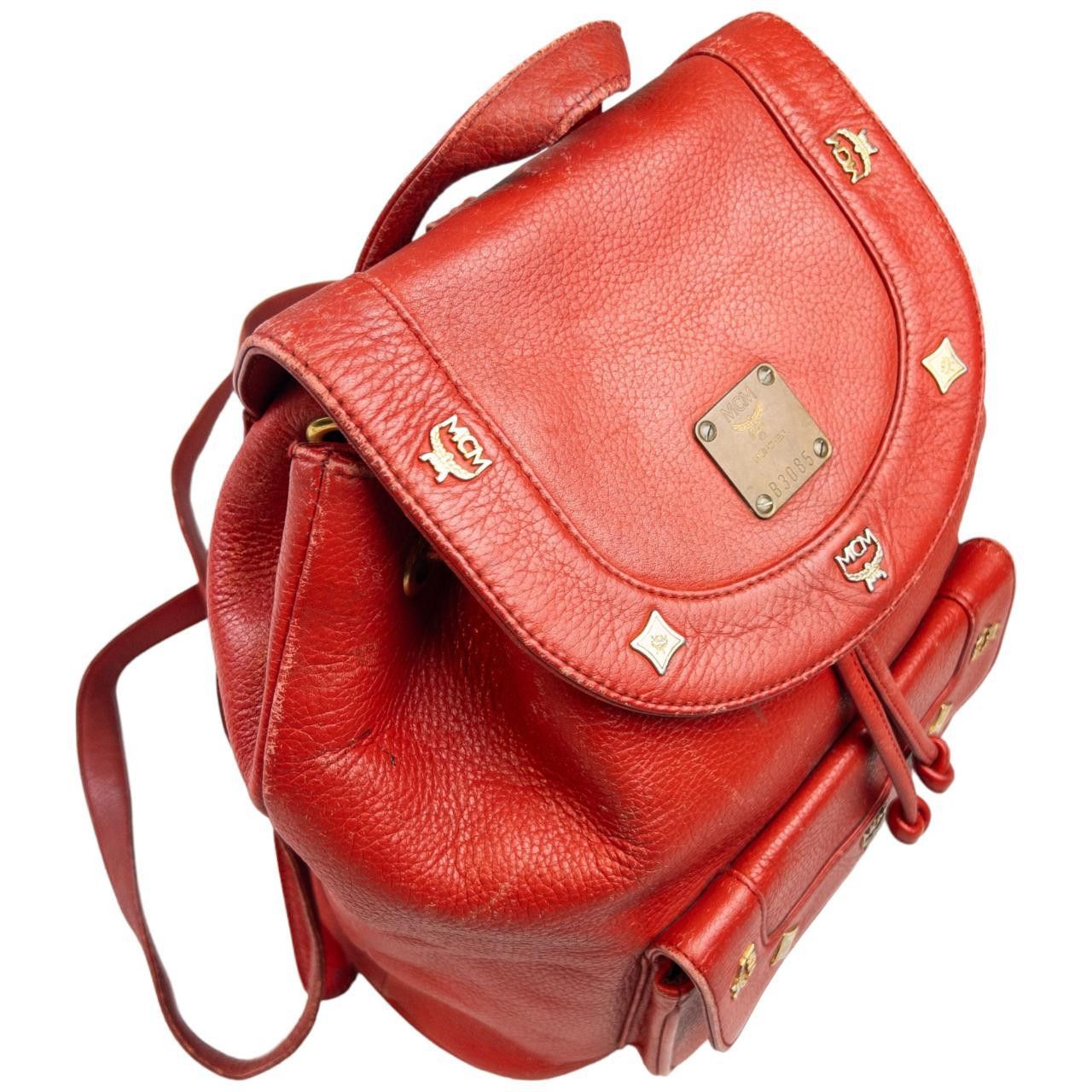 MCM Vintage MCM Leather Backpack Size ONE SIZE - 6 Thumbnail