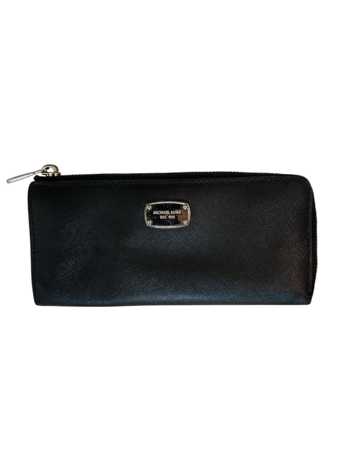 Michael Kors Michael Kors Black Leather Wallet Size ONE SIZE - 1 Thumbnail