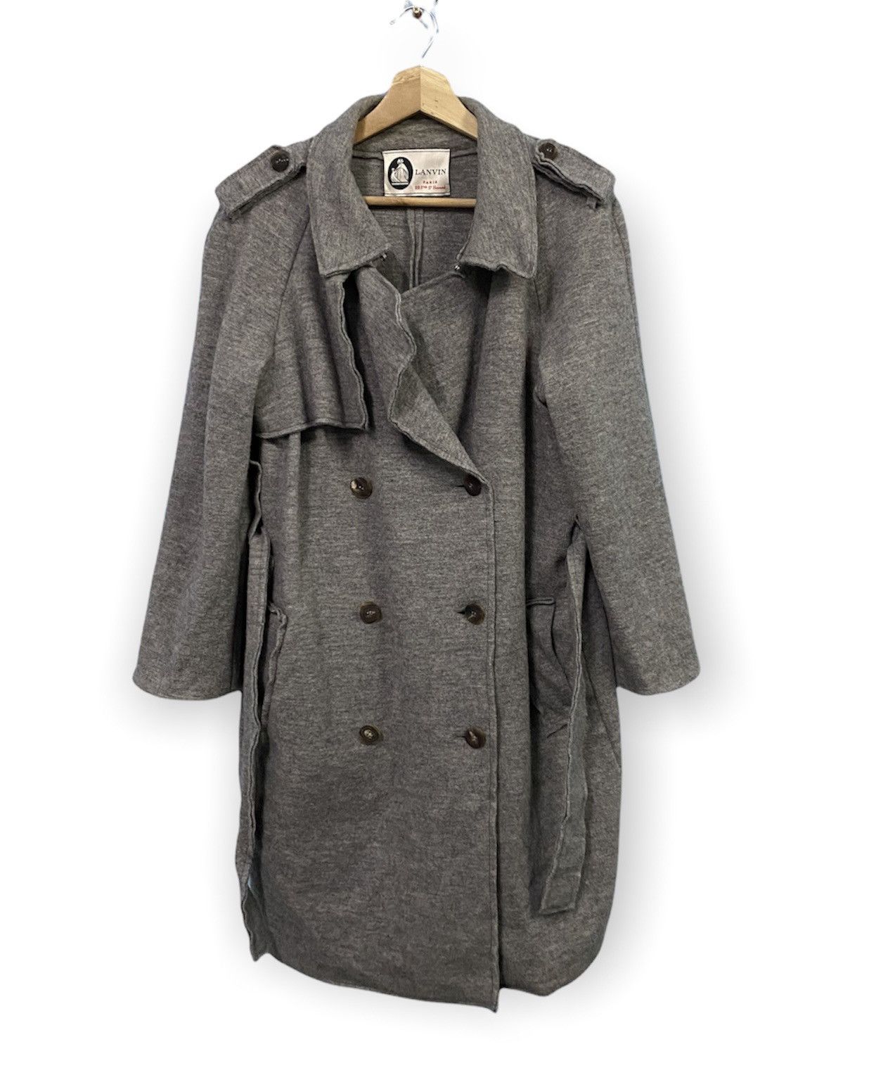 Lanvin LANVIN Defomation Double Lining Trench Coat Size US M / EU 48-50 / 2 - 1 Thumbnail