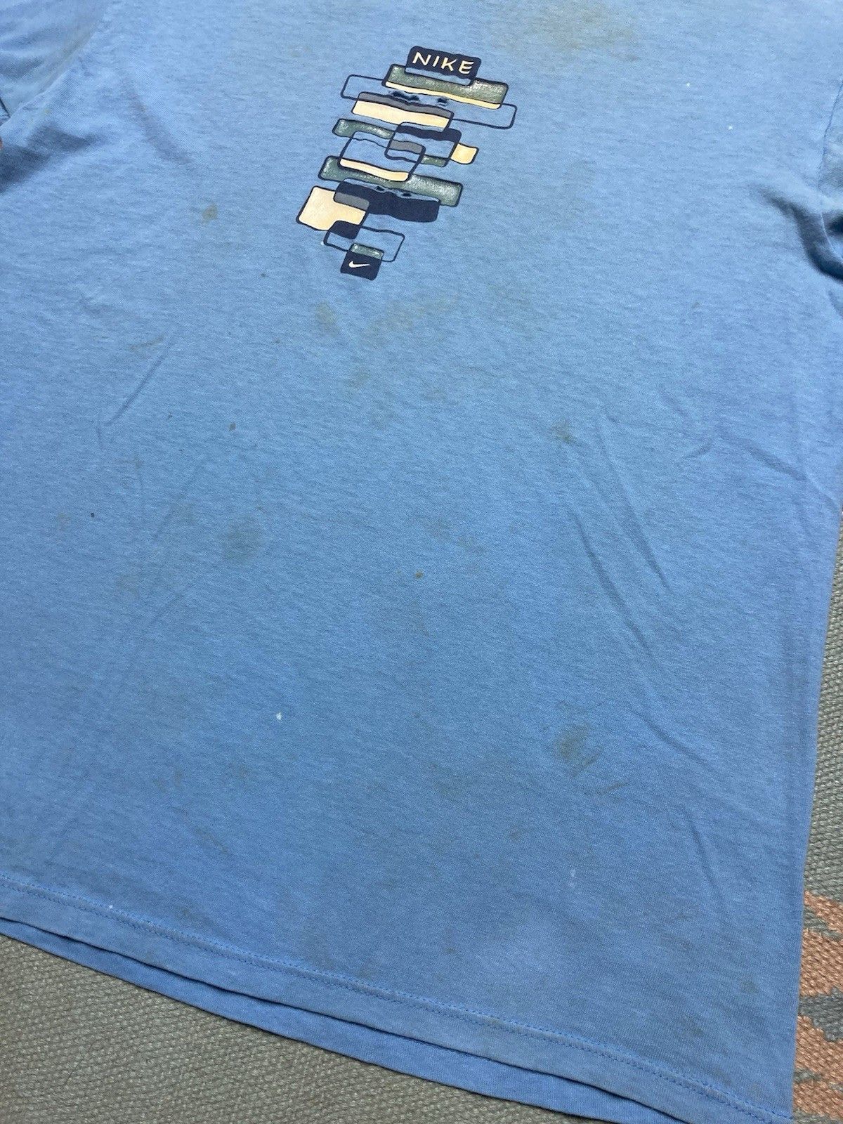 Vintage Vintage ringer t shirt Nike spell out swoosh check logo M Size US M / EU 48-50 / 2 - 2 Thumbnail