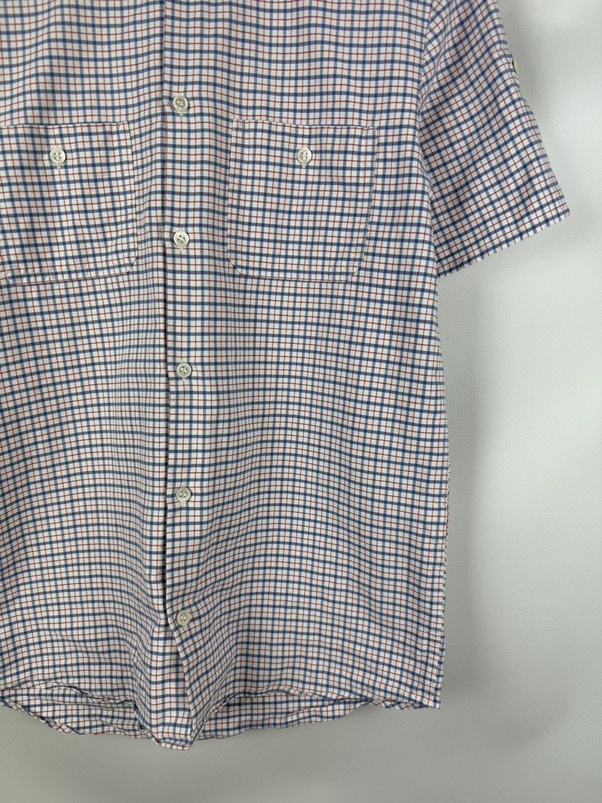 A.P.C. A.P.C. Short Sleeve Cotton Plaid Button Up Classic Shirt Size US S / EU 44-46 / 1 - 6 Thumbnail