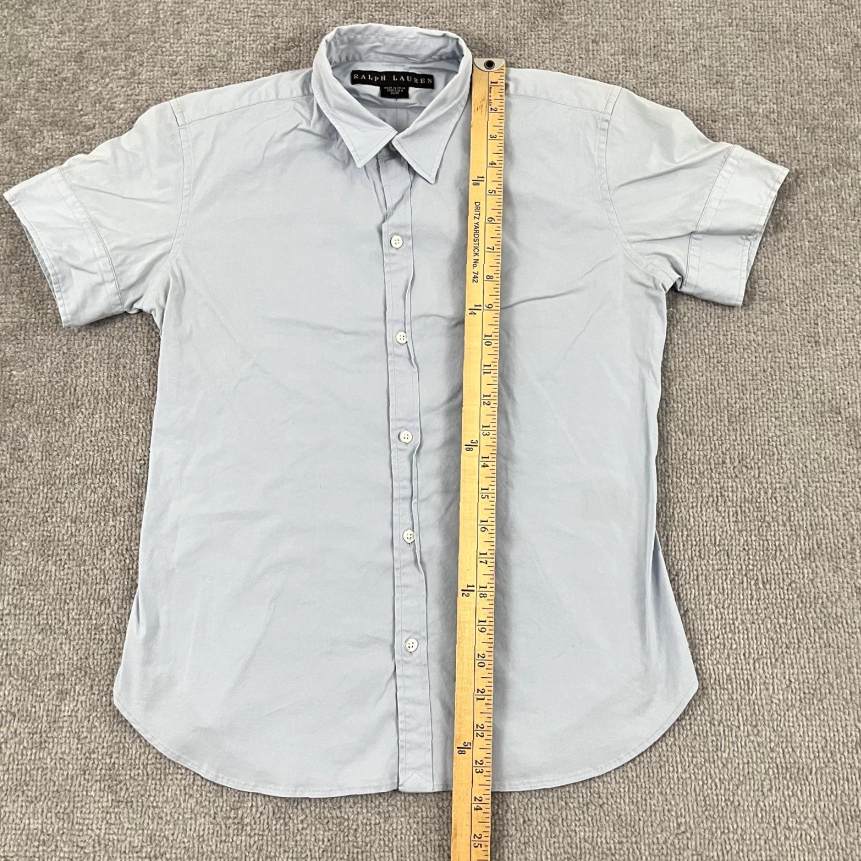 Ralph Lauren Ralph Lauren Black Label Button Up Shirt Womens Size 8 Light Blue Office Casual Size M / US 6-8 / IT 42-44 - 4 Thumbnail