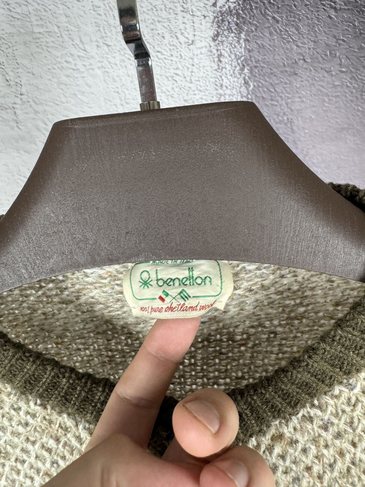 Benetton Benetton vintage 90 button up sweater cardigan made in Italy Size US M / EU 48-50 / 2 - 9 Thumbnail