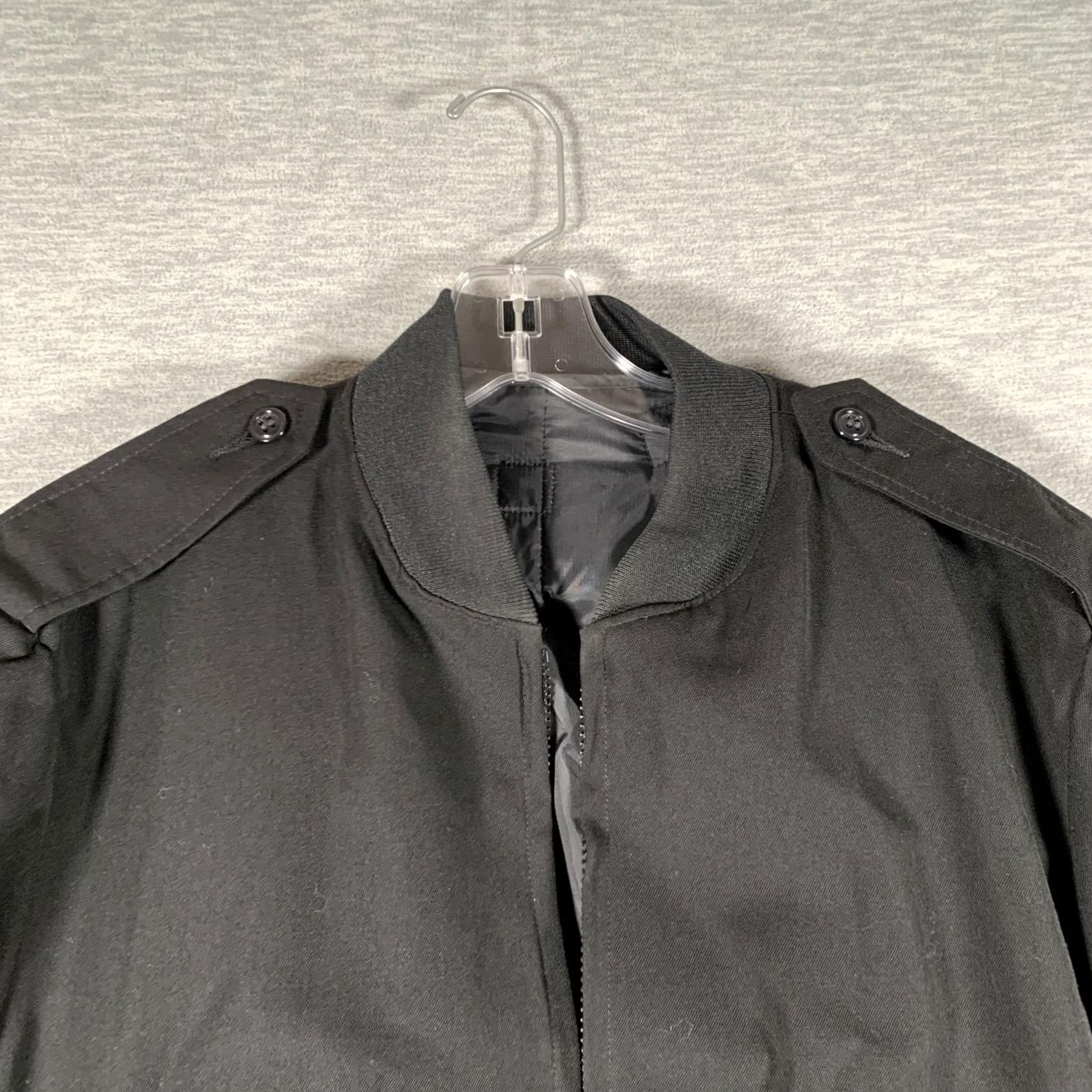 Vintage PATRIOT Jacket Mens 40 Regular Black Windbreaker Bomber Removable Liner Size US XXS / EU 40 - 4 Thumbnail