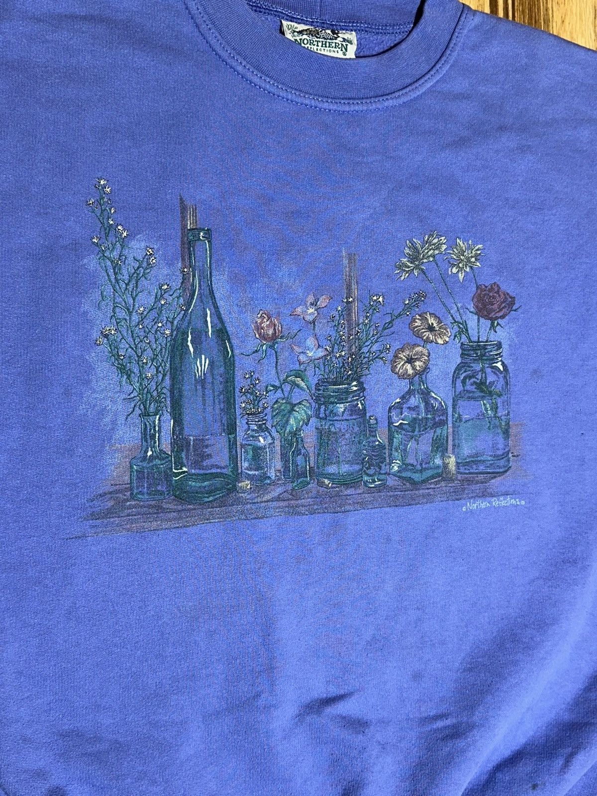 Northern Reflections VintGlassbottles/Floralprint lightpurple NorthernReflections Size M / US 6-8 / IT 42-44 - 3 Thumbnail
