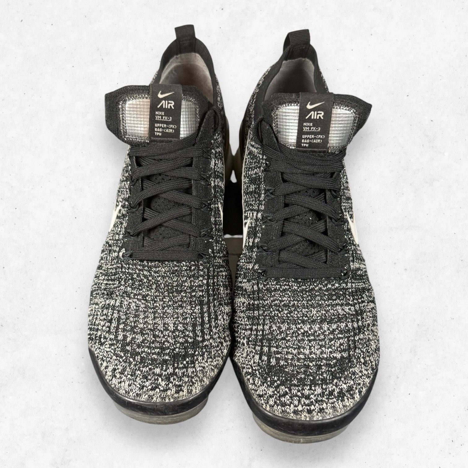 Nike Nike Air VaporMax Flyknit 3 Oreo Black White Size 11 Size US 11 / EU 44 - 7 Thumbnail