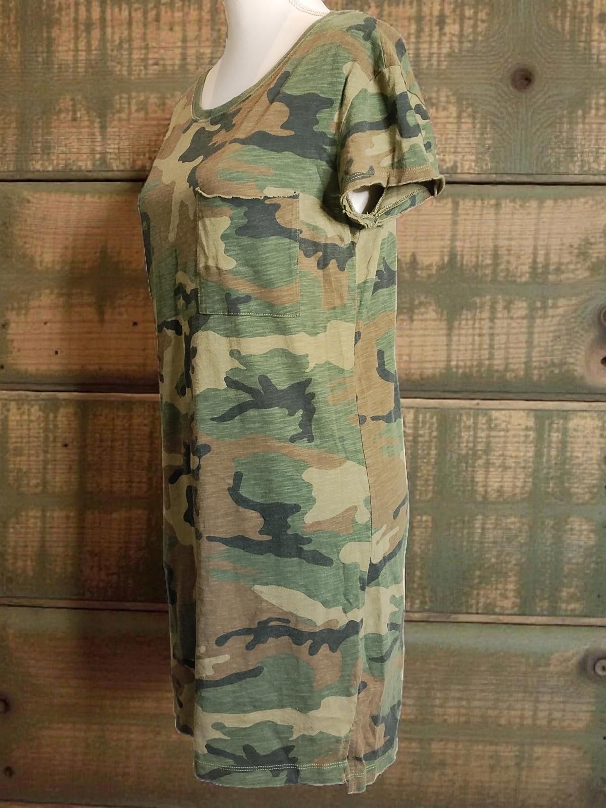 Sanctuary Sanctuary Women's Camouflage Casual T-Shirt Dress Green XS Size XS / US 0-2 / IT 36-38 - 5 Thumbnail
