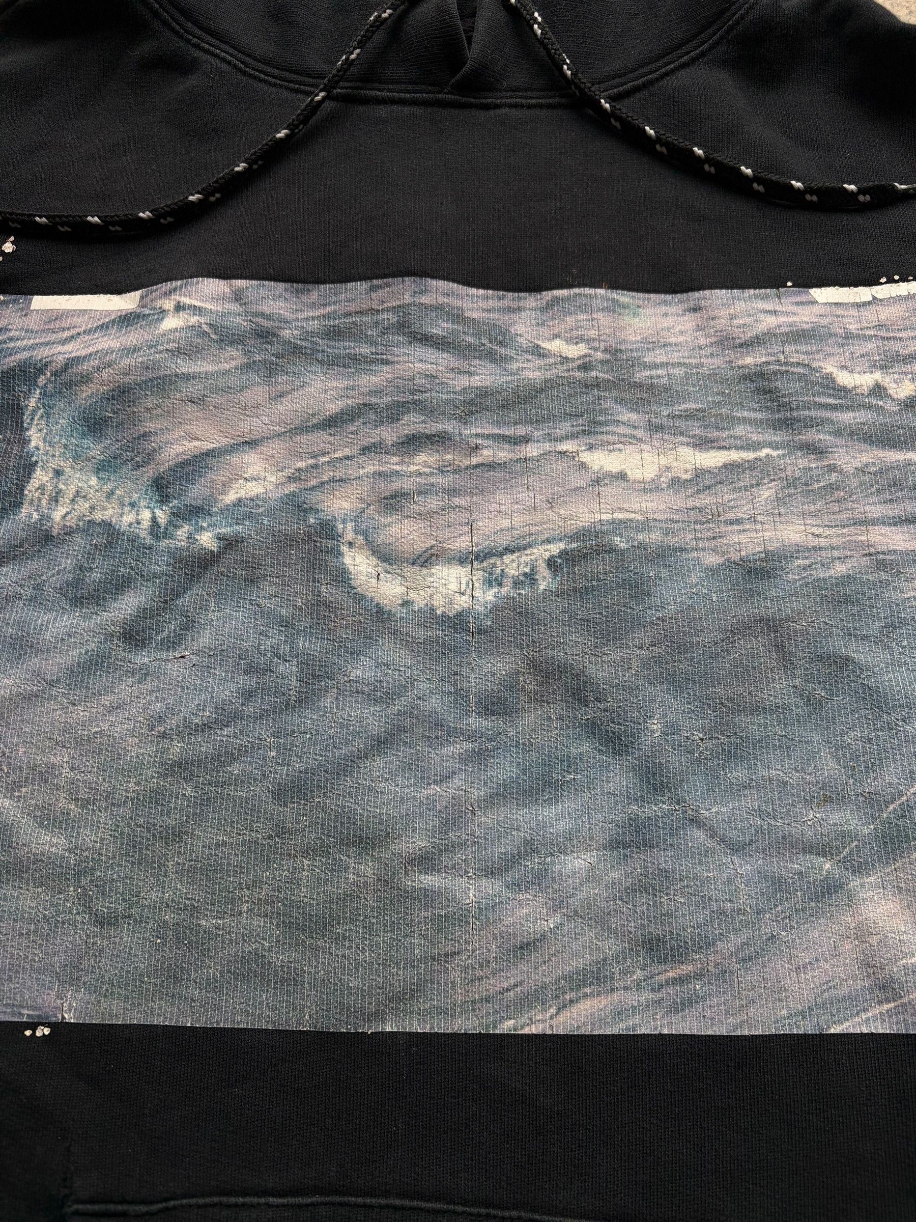 Off-White Off White Black Waves Striped Hoodie Size US M / EU 48-50 / 2 - 3 Thumbnail