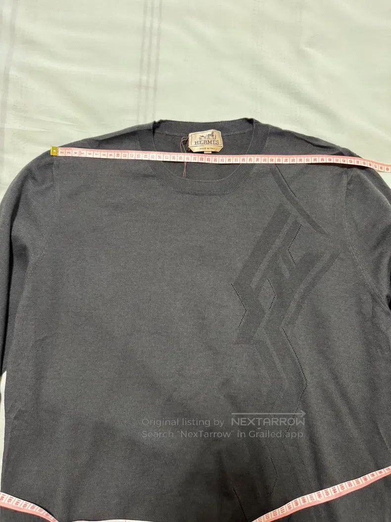 Hermes Hermes Cashmere sweater, 60% cashmere +40% cotton Size US L / EU 52-54 / 3 - 3 Thumbnail