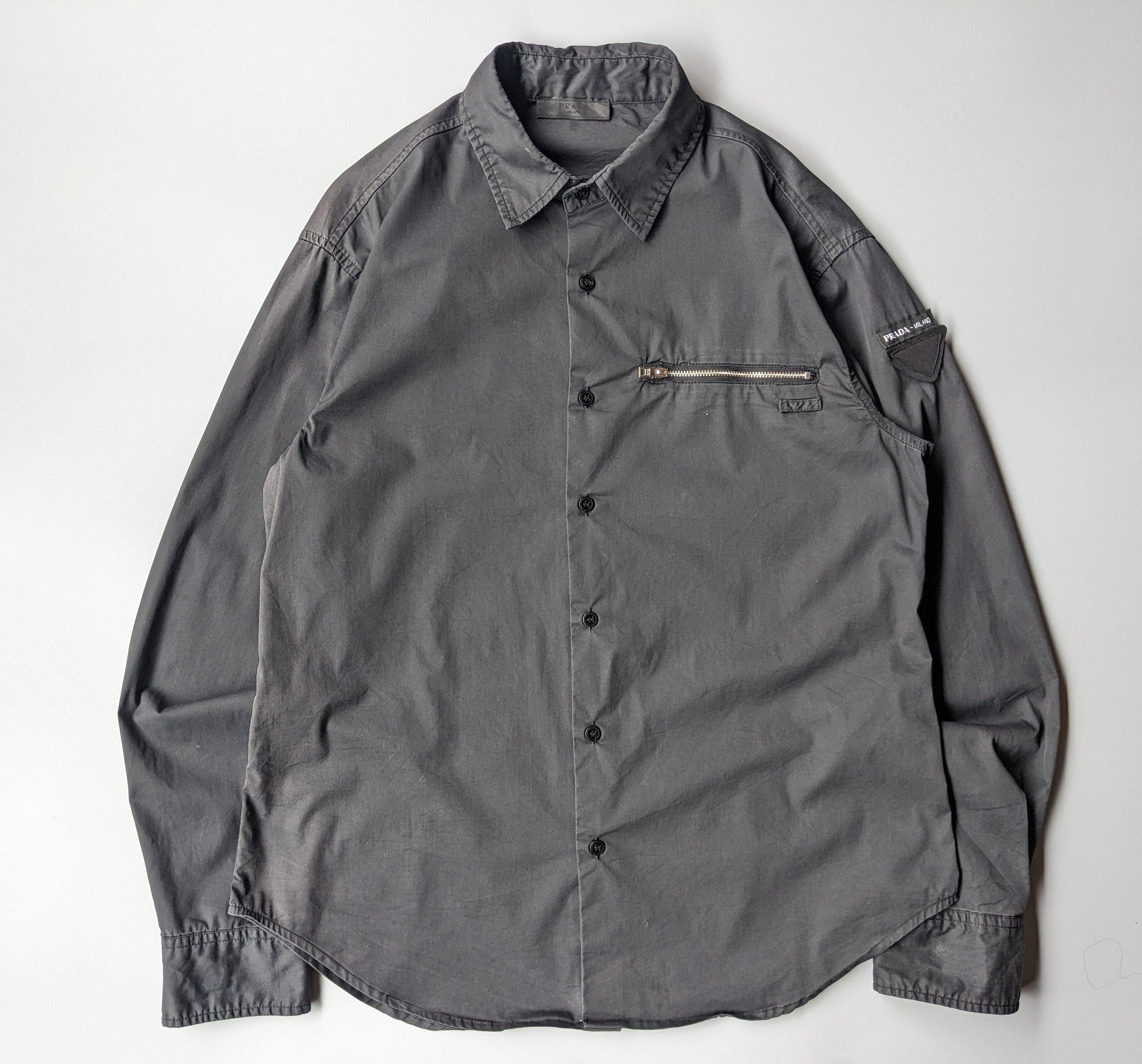 Prada Prada milano button up shirt Size US M / EU 48-50 / 2 - 1 Thumbnail