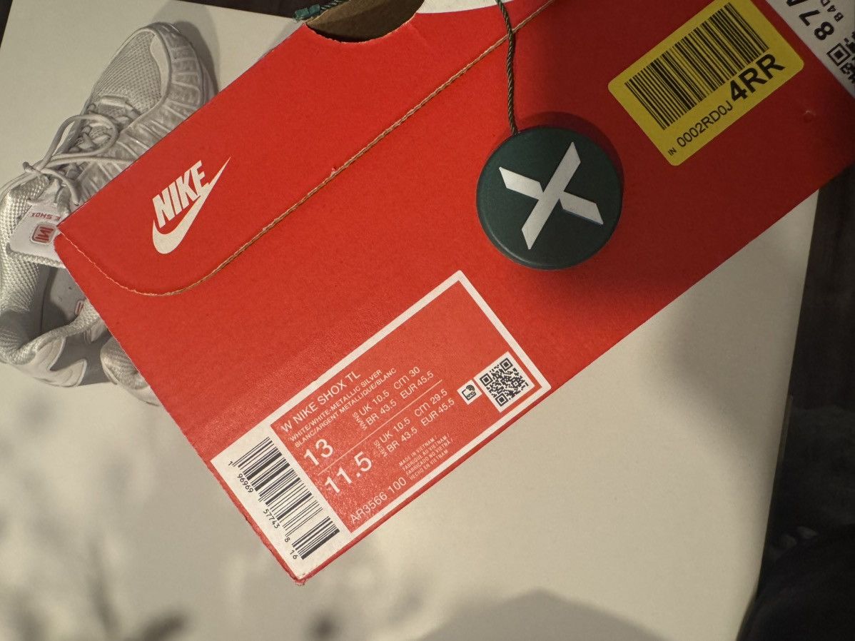 Nike Nike Shox TL Size US 11.5 / EU 44-45 - 10 Thumbnail