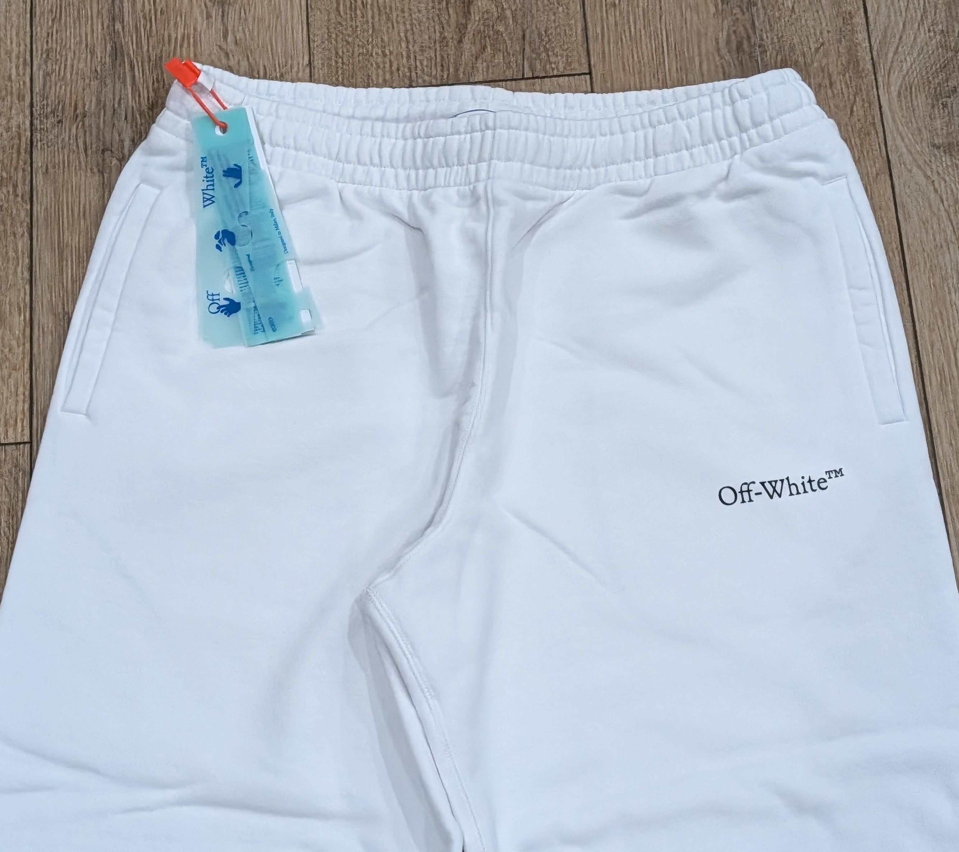 Off-White Off-White "Carvaggio Lute" Slim Jogger Pants White Large Size US 34 / EU 50 - 2 Thumbnail