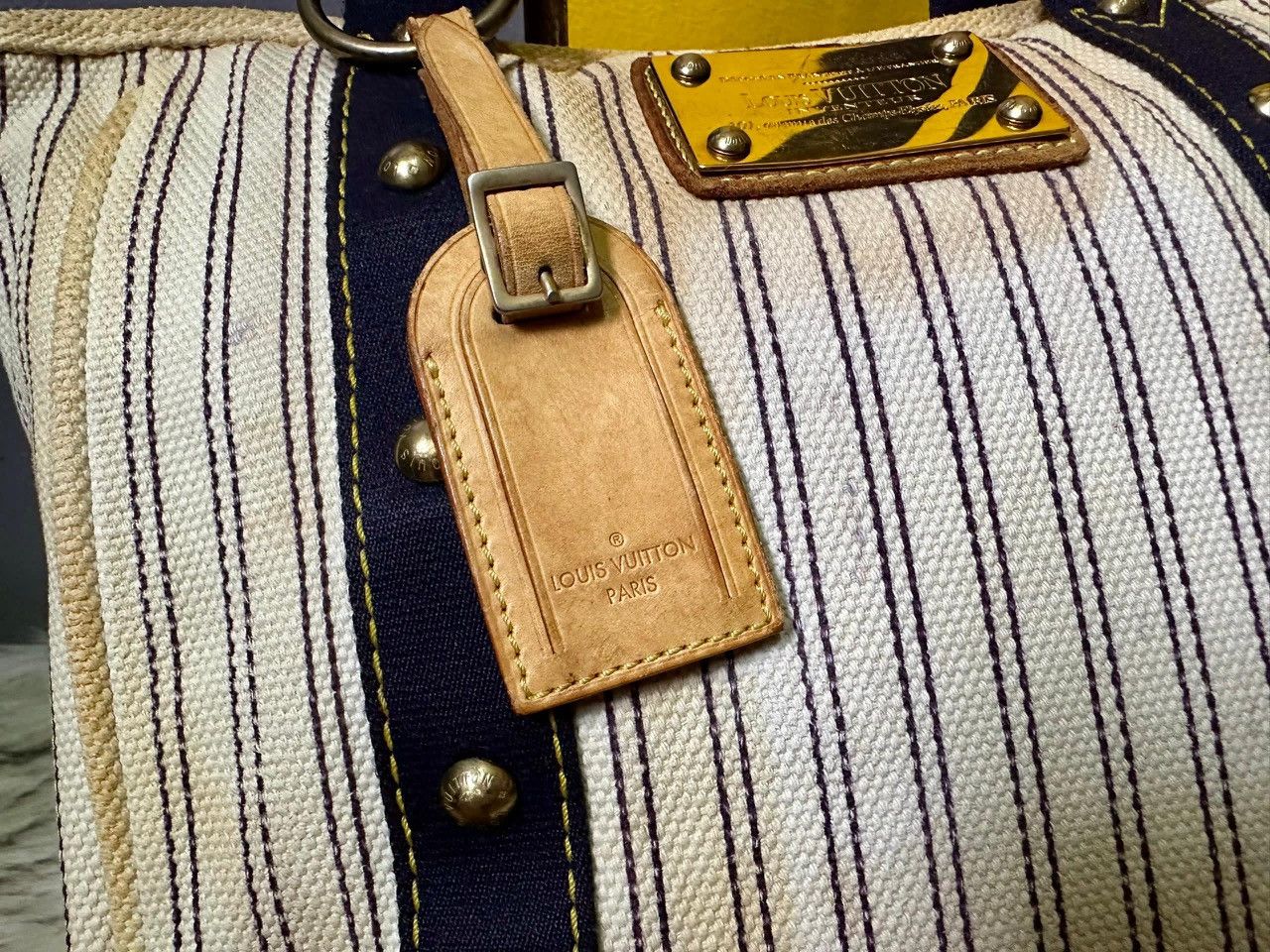 Louis Vuitton Authentic Louis Vuitton Antigua Cabas MM Tote Bag Size ONE SIZE - 9 Thumbnail