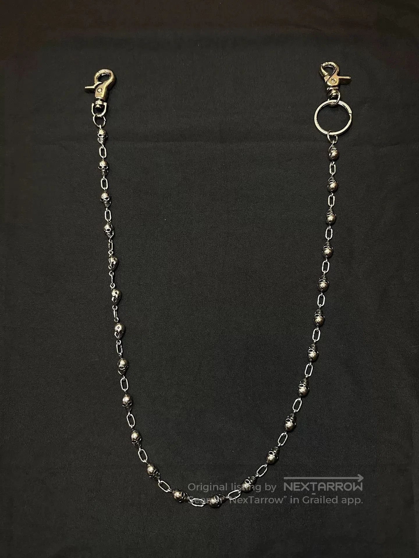 Vintage vintage skull chain from japan 00s. Size ONE SIZE - 1 Thumbnail