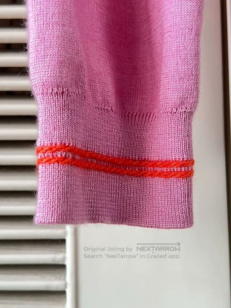 Hermes Hermes Women's pink knitted cardigan Size XS / US 0-2 / IT 36-38 - 6 Thumbnail