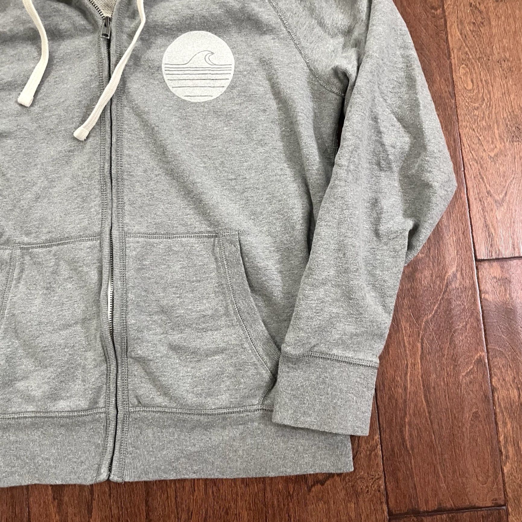 Gap GAP Sweatshirt Hoodie Mens Large Gray Full Zip Surf Local Fleece Long Sleeve Size US L / EU 52-54 / 3 - 5 Thumbnail