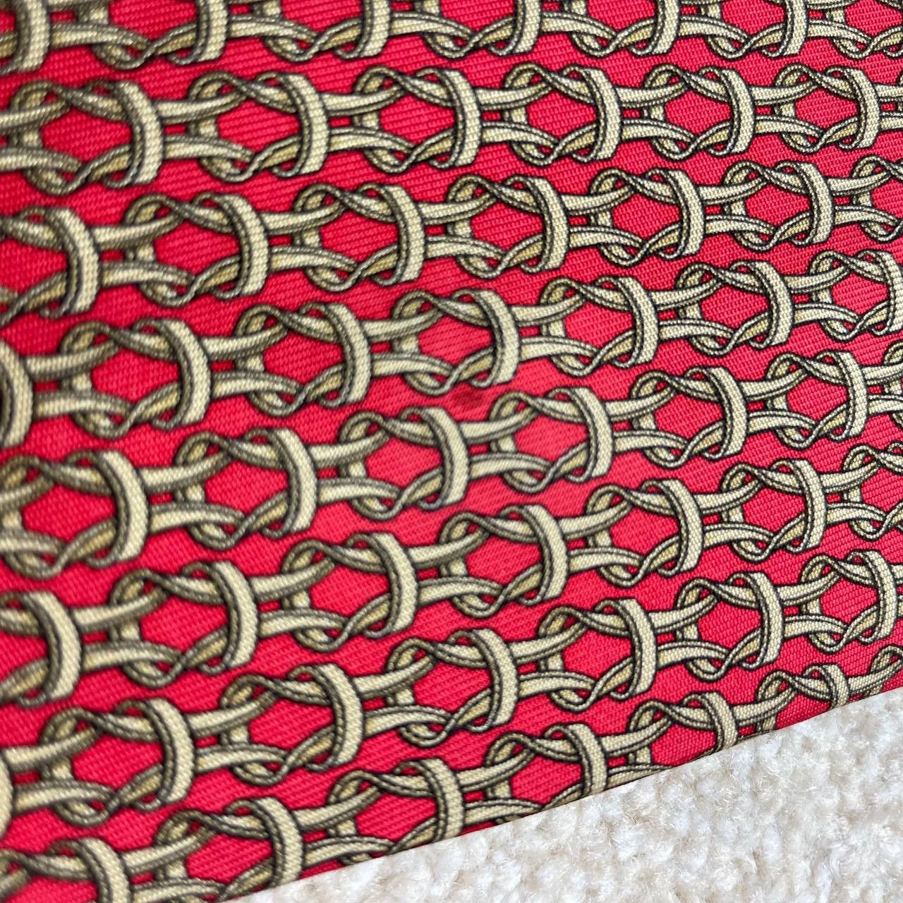 Hermes Hermes Paris Silk Tie 7885 MA Belts Size ONE SIZE - 4 Thumbnail