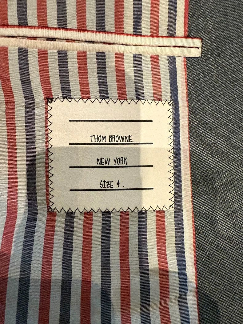 Thom Browne THOM BROWNE4Classic four-bar Blazer 2502-Nextarrow Size 52S - 5 Thumbnail