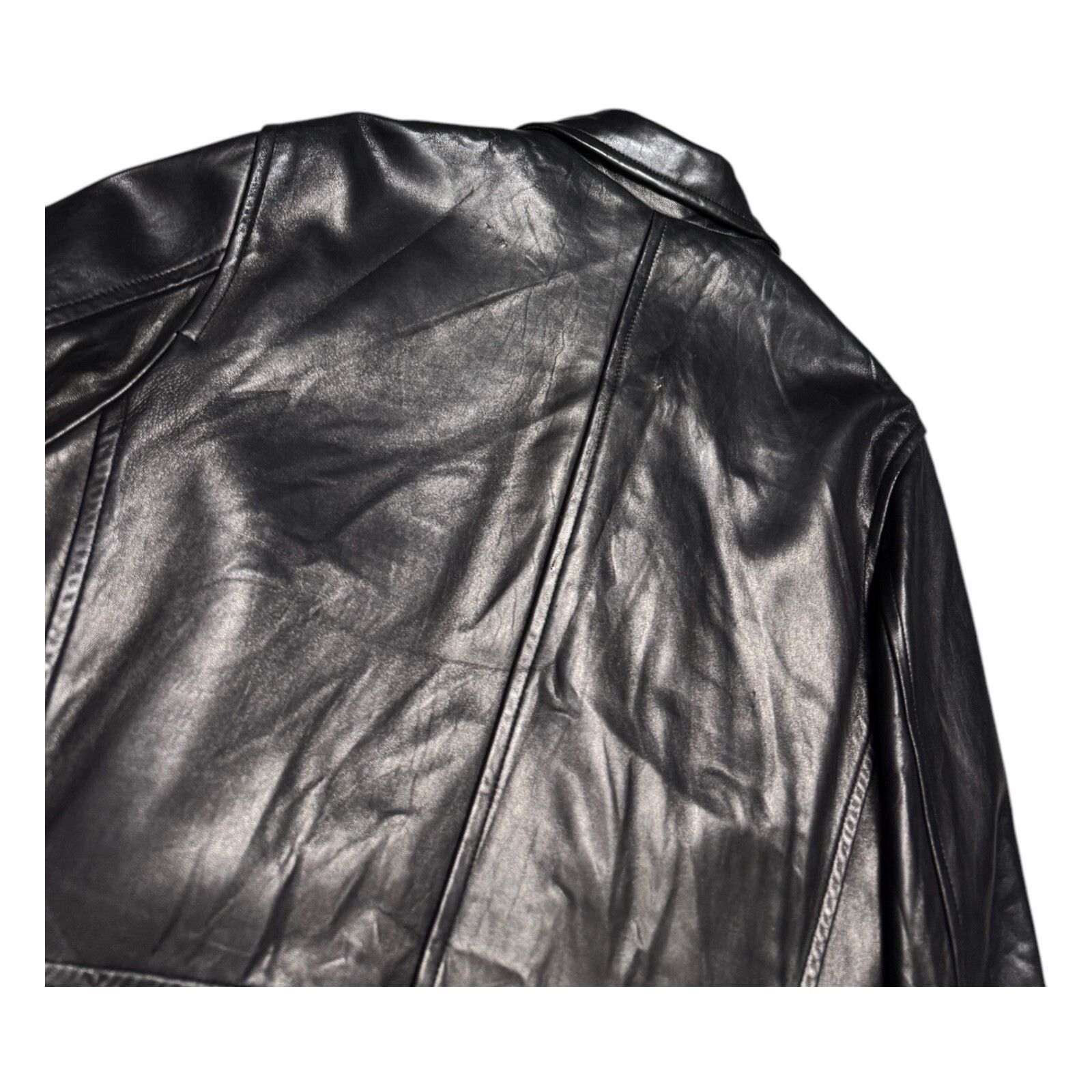 Leather BERNARDO GENUINE LEATHER Designer Winter Coat Jacket Large Size US L / EU 52-54 / 3 - 9 Thumbnail