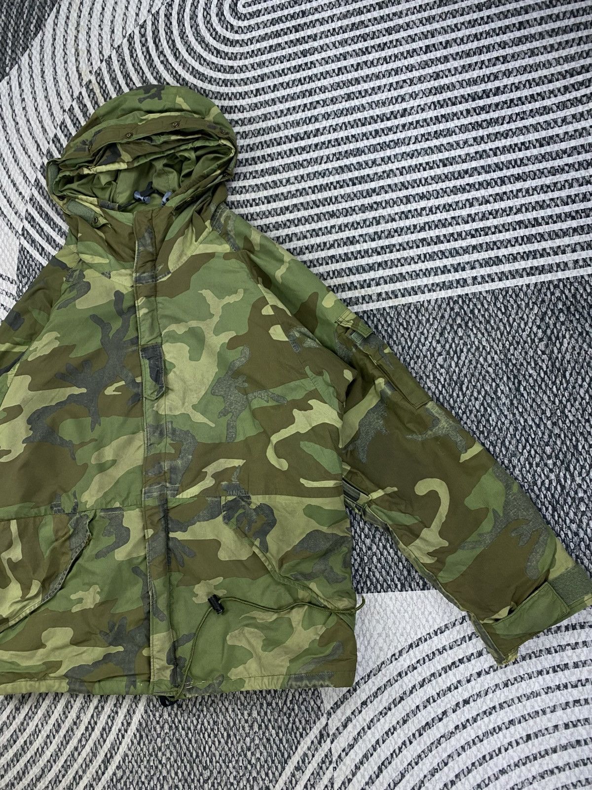 Vintage Vintage ISRATEX NATO Woodland Camouflage Jacket Size US XL / EU 56 / 4 - 4 Thumbnail