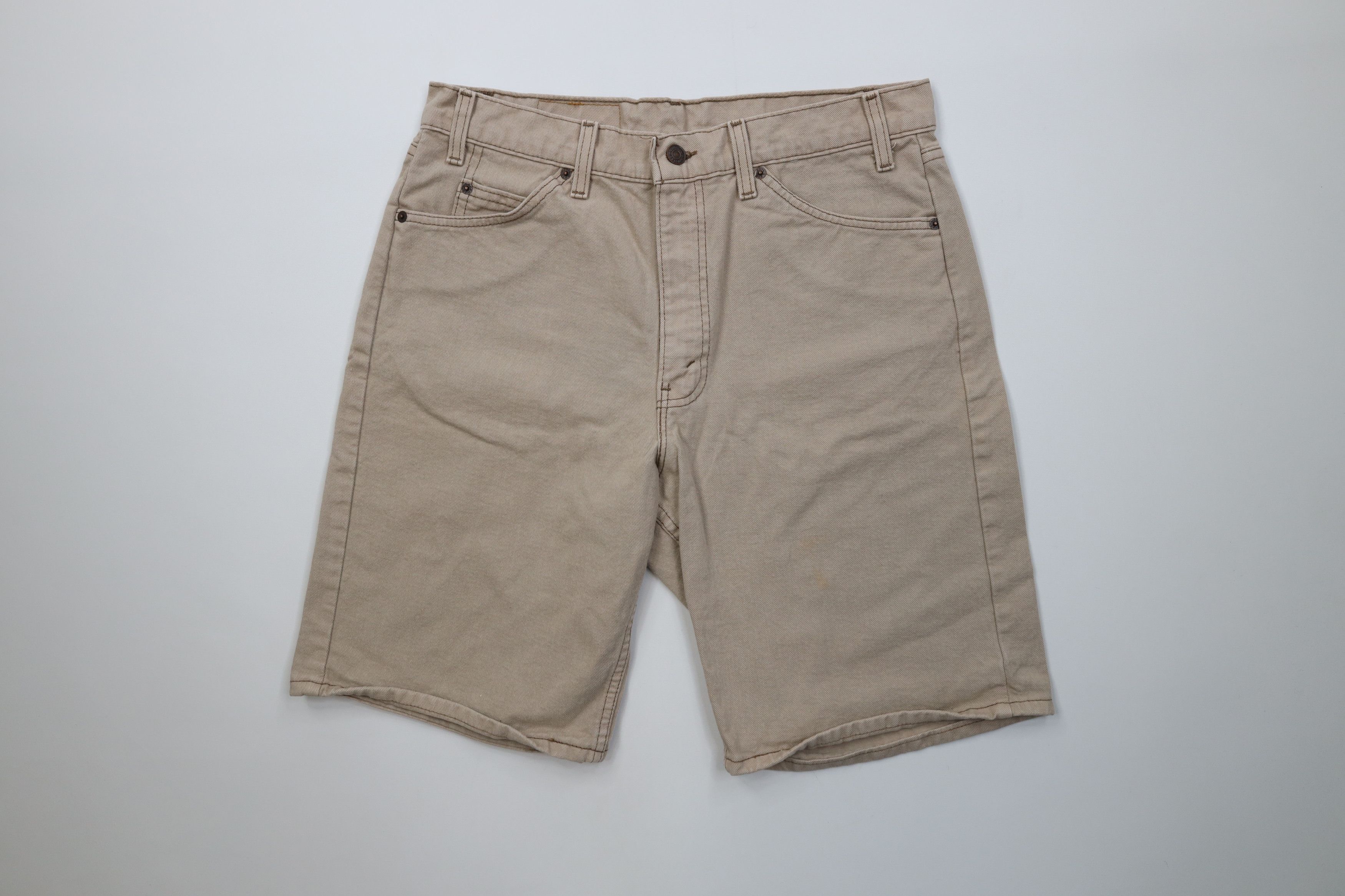 Levi's Vintage 90s Levis 550 Orange Tab Fit Denim Jean Shorts USA Size US 34 / EU 50 - 1 Thumbnail
