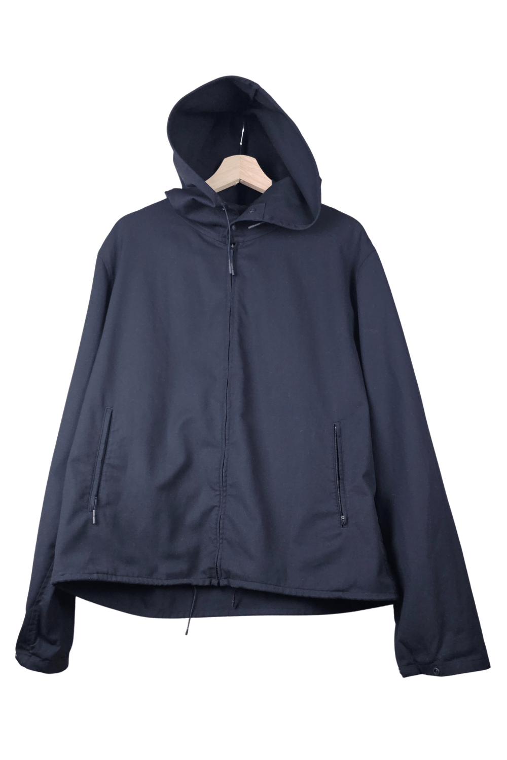 Y-3 (Yohji × adidas) Tech Wool Hooded Jacket — FW20 — Sz S
