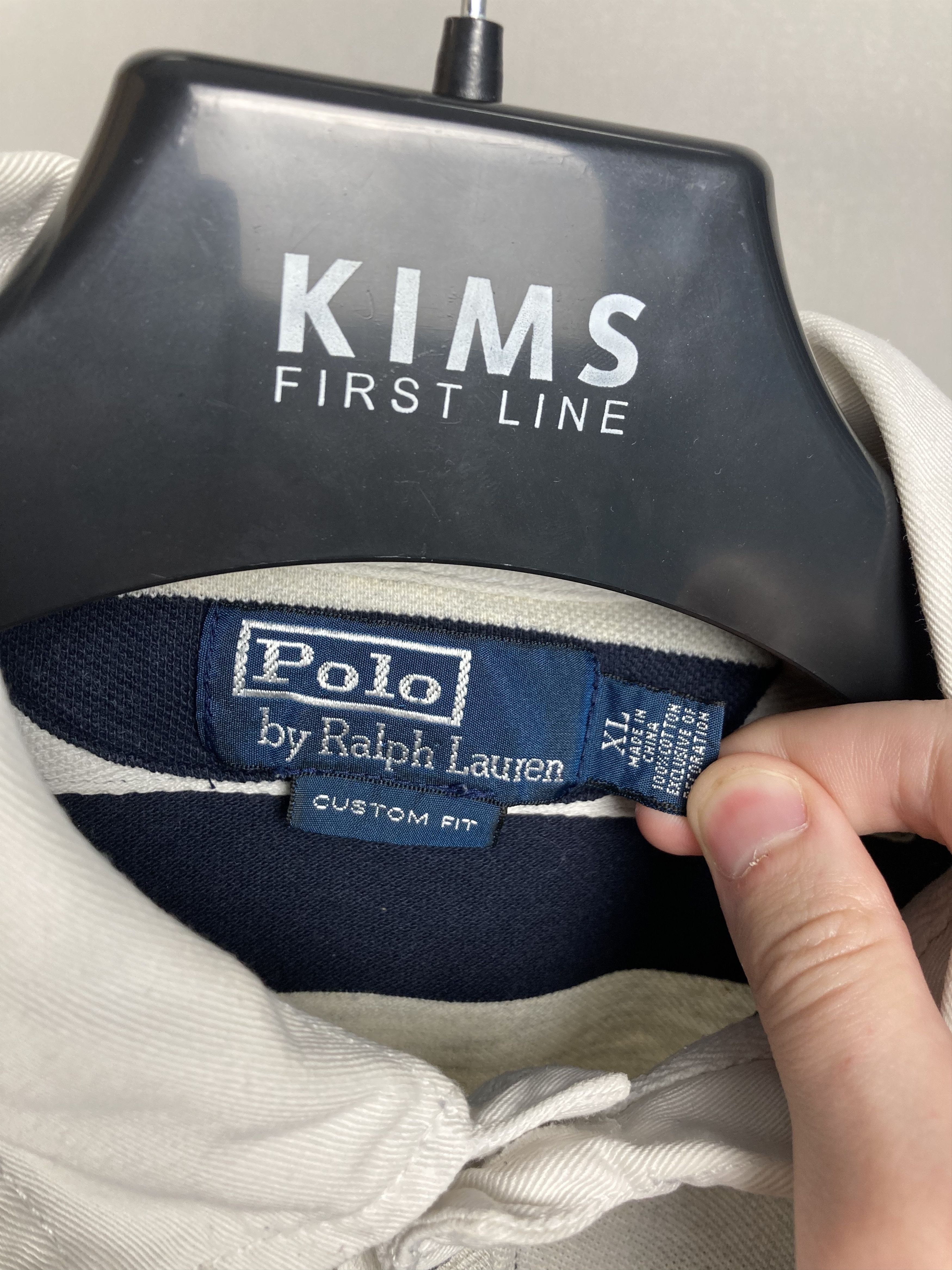 Polo Ralph Lauren PRL Ralph Lauren P-Wing Stripped Cheef Keef Polo Shirt 90s Size US XL / EU 56 / 4 - 7 Thumbnail