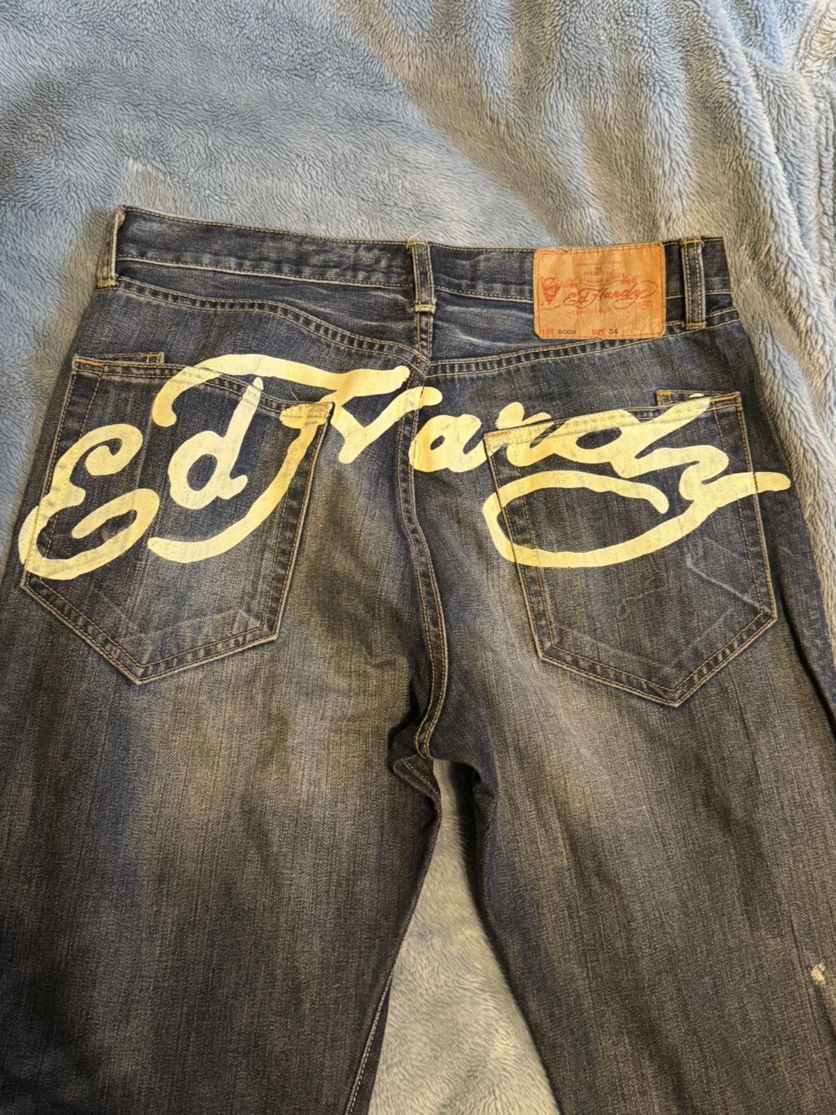 Ed Hardy Ed Hardy Dragon Studded Jeans Size US 34 / EU 50 - 3 Thumbnail