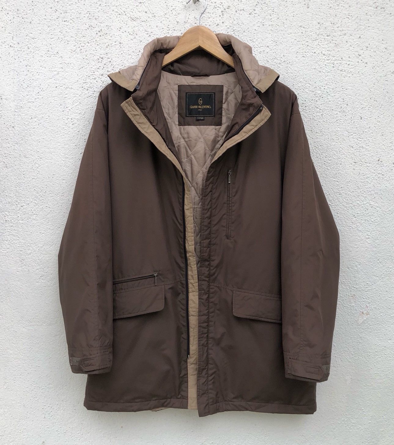 Valentino Gianni Valentino Italy Lined Quilted Nylon Parka Jacket Size US L / EU 52-54 / 3 - 1 Thumbnail