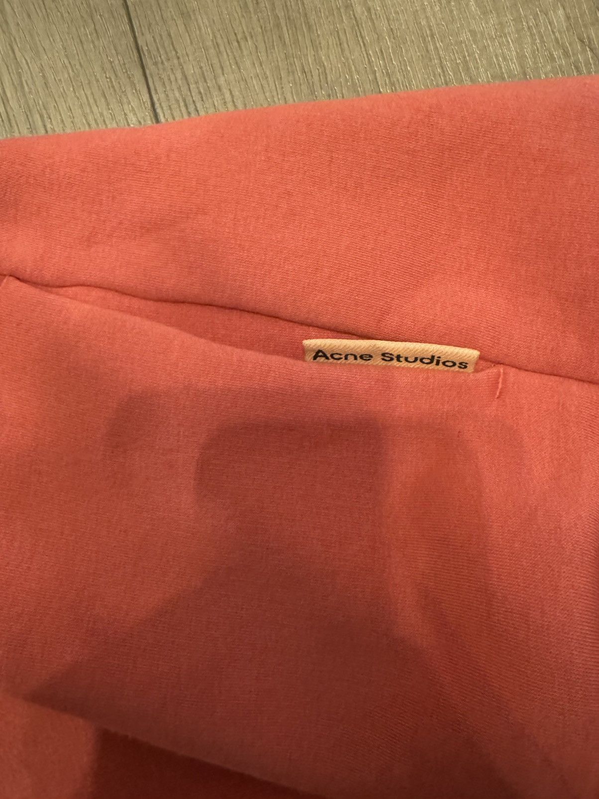 Acne Studios Acne Studios hooded sweatshirt in a coral pink color Size US S / EU 44-46 / 1 - 2 Thumbnail