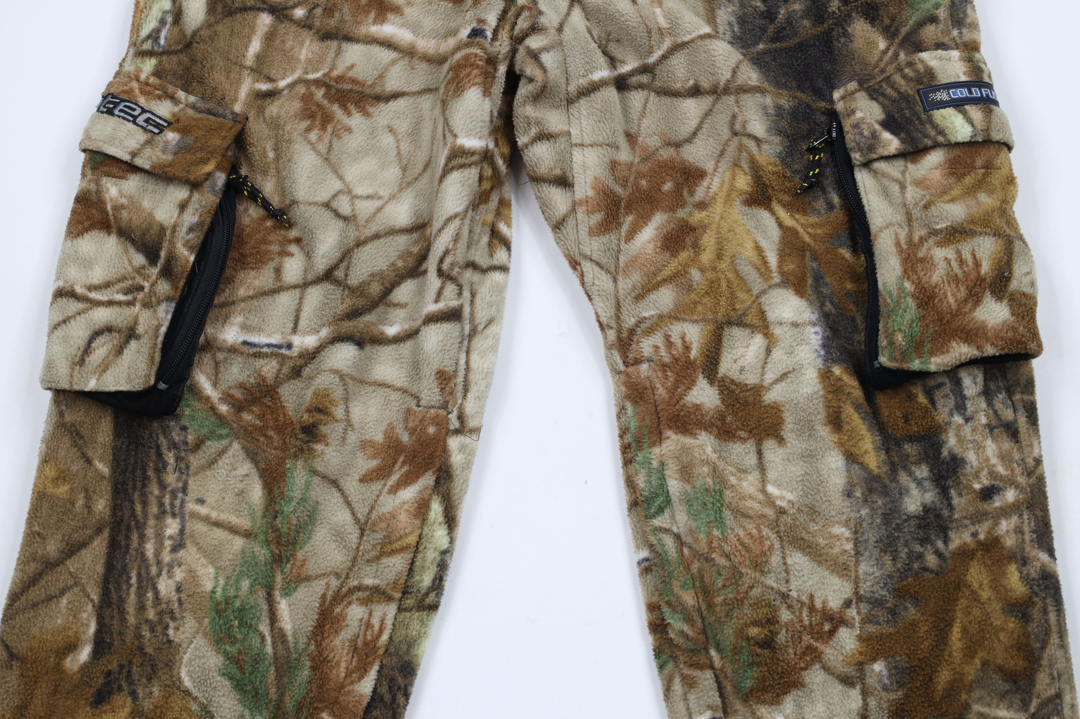 Vintage Vintage 90s Y2K Streetwear Fleece Camouflage Cargo Pants Size US 36 / EU 52 - 3 Thumbnail
