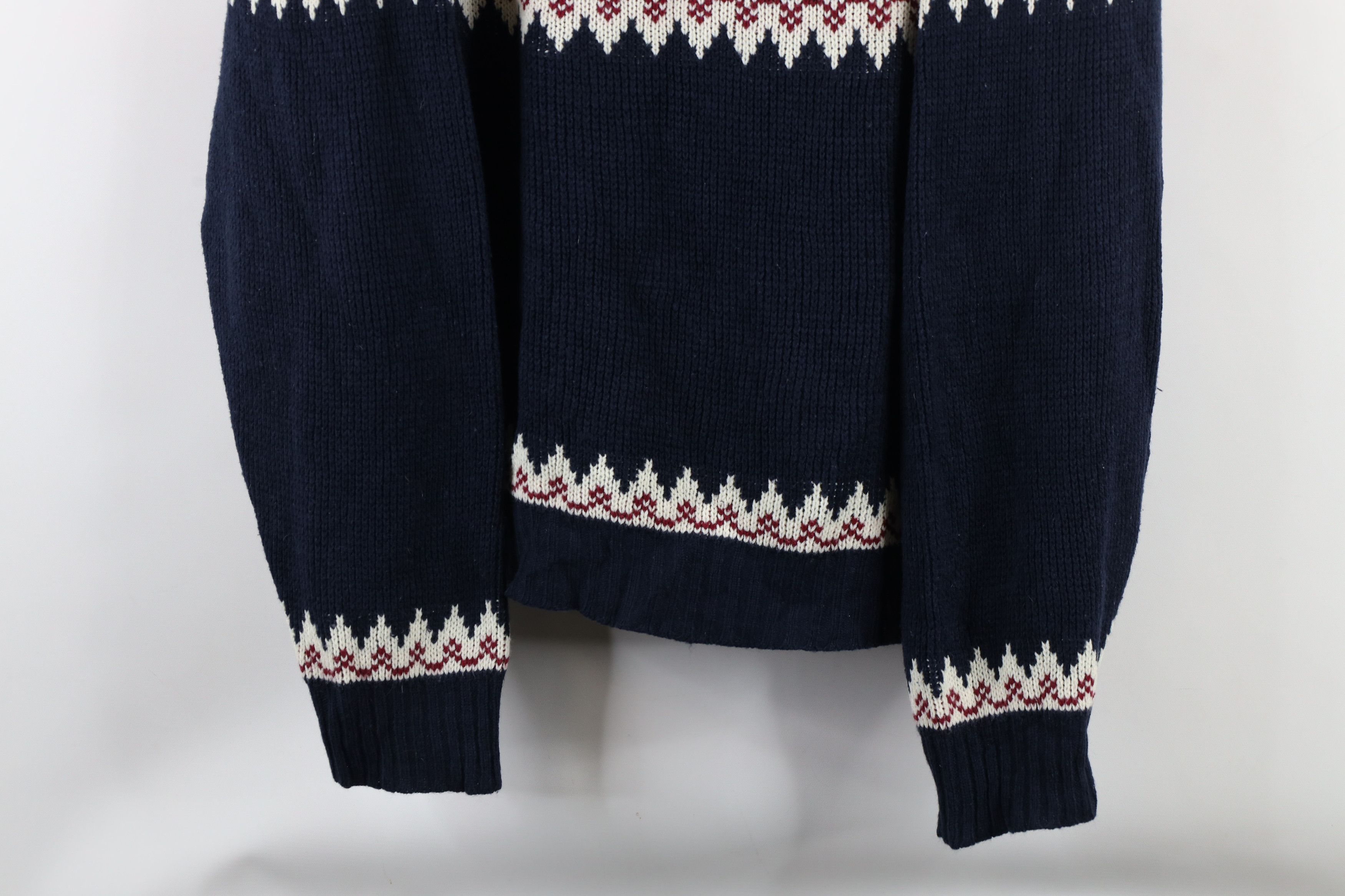 Vintage Vintage 70s Streetwear Rainbow Fair Isle Knit Sweater Size L / US 10 / IT 46 - 3 Thumbnail