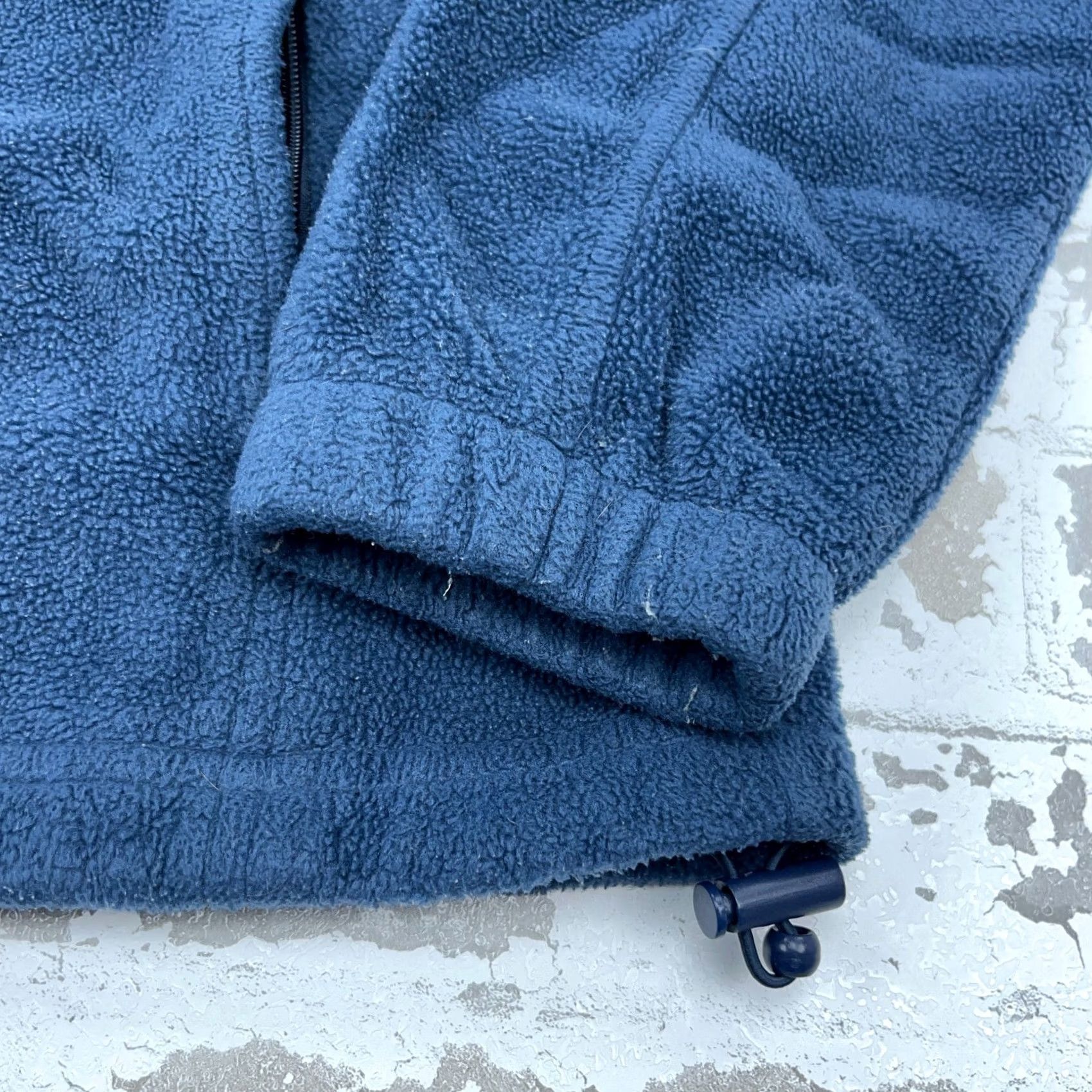 Layer 8 Columbia Jacket Women Medium Blue Fleece Mid-Length Full Zip Pockets Logo Embroidered, All Seasons, Regular Fit, Classic Outdoor Style Size M / US 6-8 / IT 42-44 - 5 Thumbnail