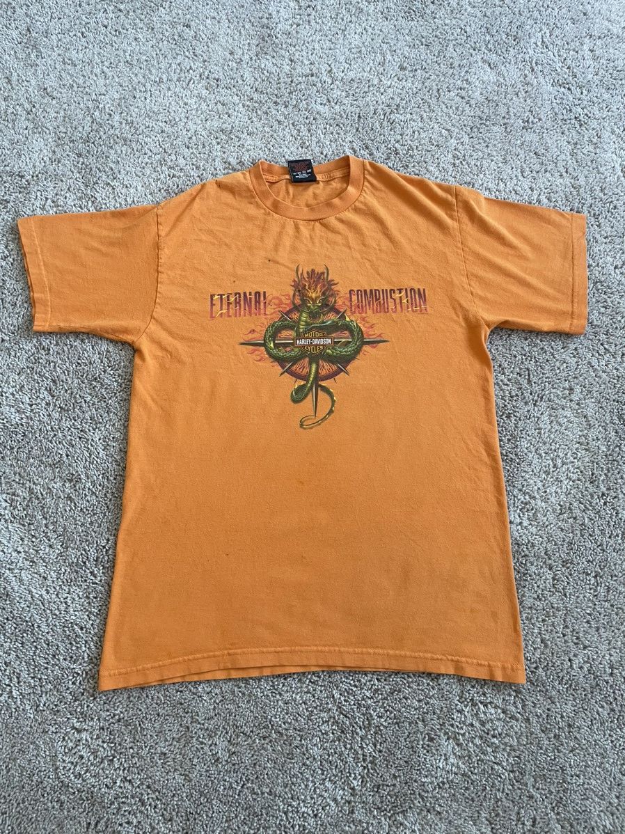 Harley Davidson × Vintage Vintage Harley Davidson tee Size US L / EU 52-54 / 3 - 1 Thumbnail