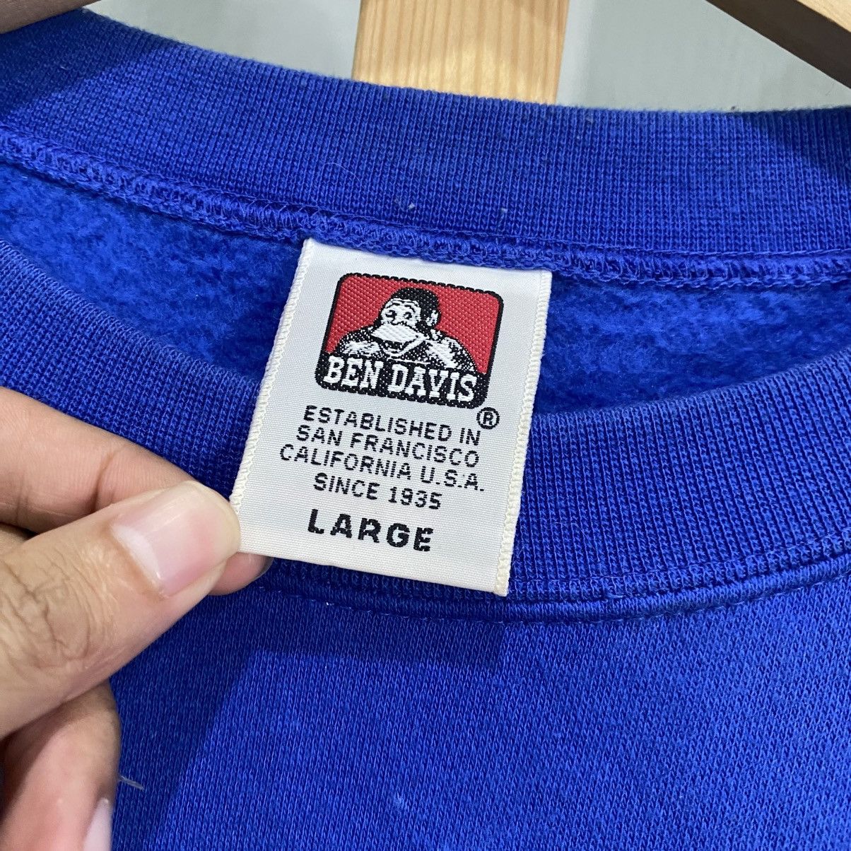 Ben Davis Ben Davis Multi-Graphic Logo Sweatshirt Royal Blue Size US L / EU 52-54 / 3 - 9 Thumbnail