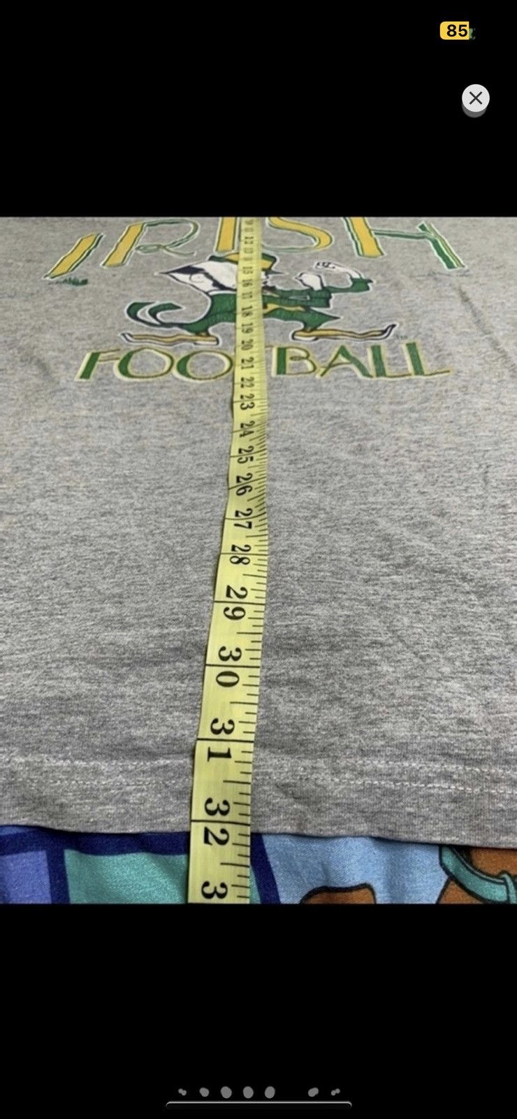 NCAA ***FINAL DROP***RARE 1995NOTRE DAME FIGHTING IRISH LNGSLV XL Size US XL / EU 56 / 4 - 11 Thumbnail