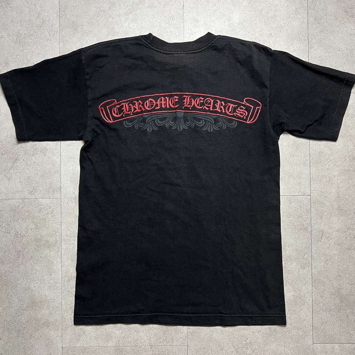 Chrome Hearts Chrome hearts Old Scroll USA Logo Tee | Grailed