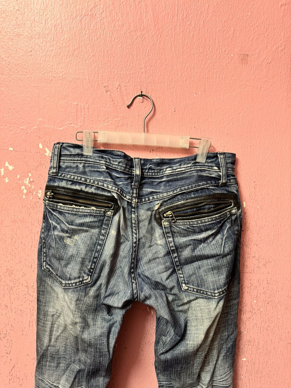 If Six Was Nine RUPERT DISTRESSED PUNK STYLE JEANS Size US 32 / EU 48 - 5 Thumbnail